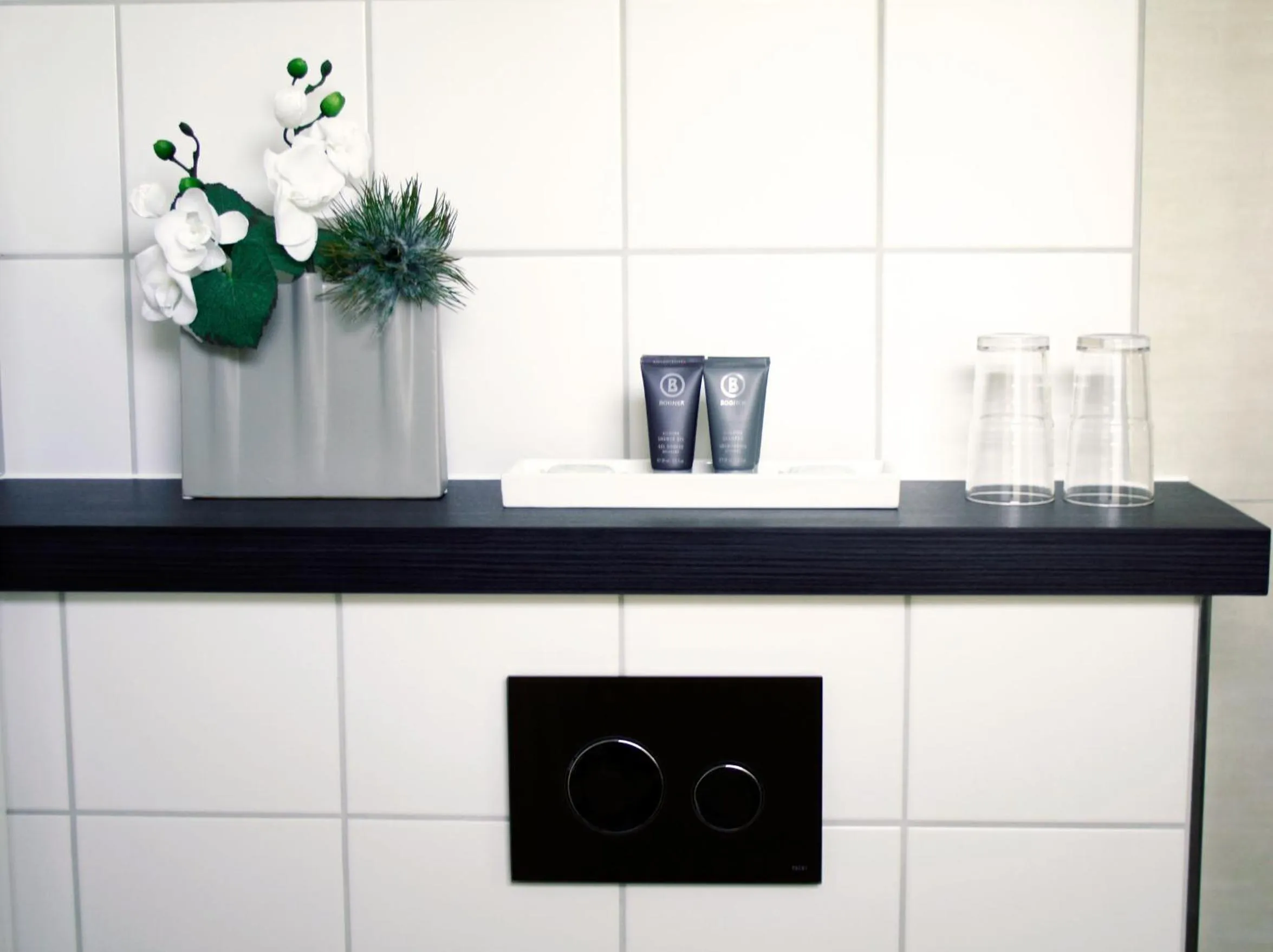 Bathroom in City Hotel Bosse