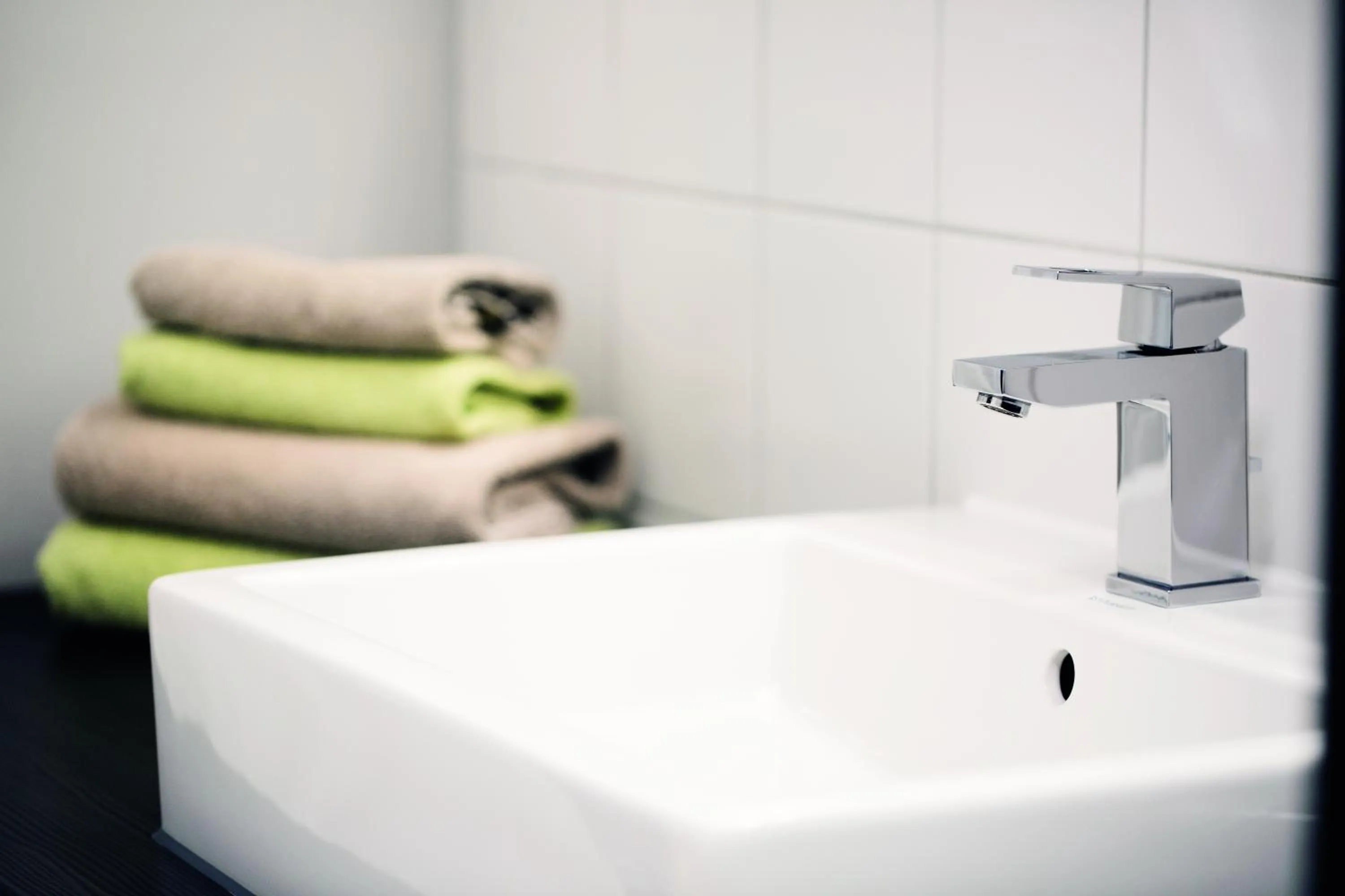 Bathroom in City Hotel Bosse