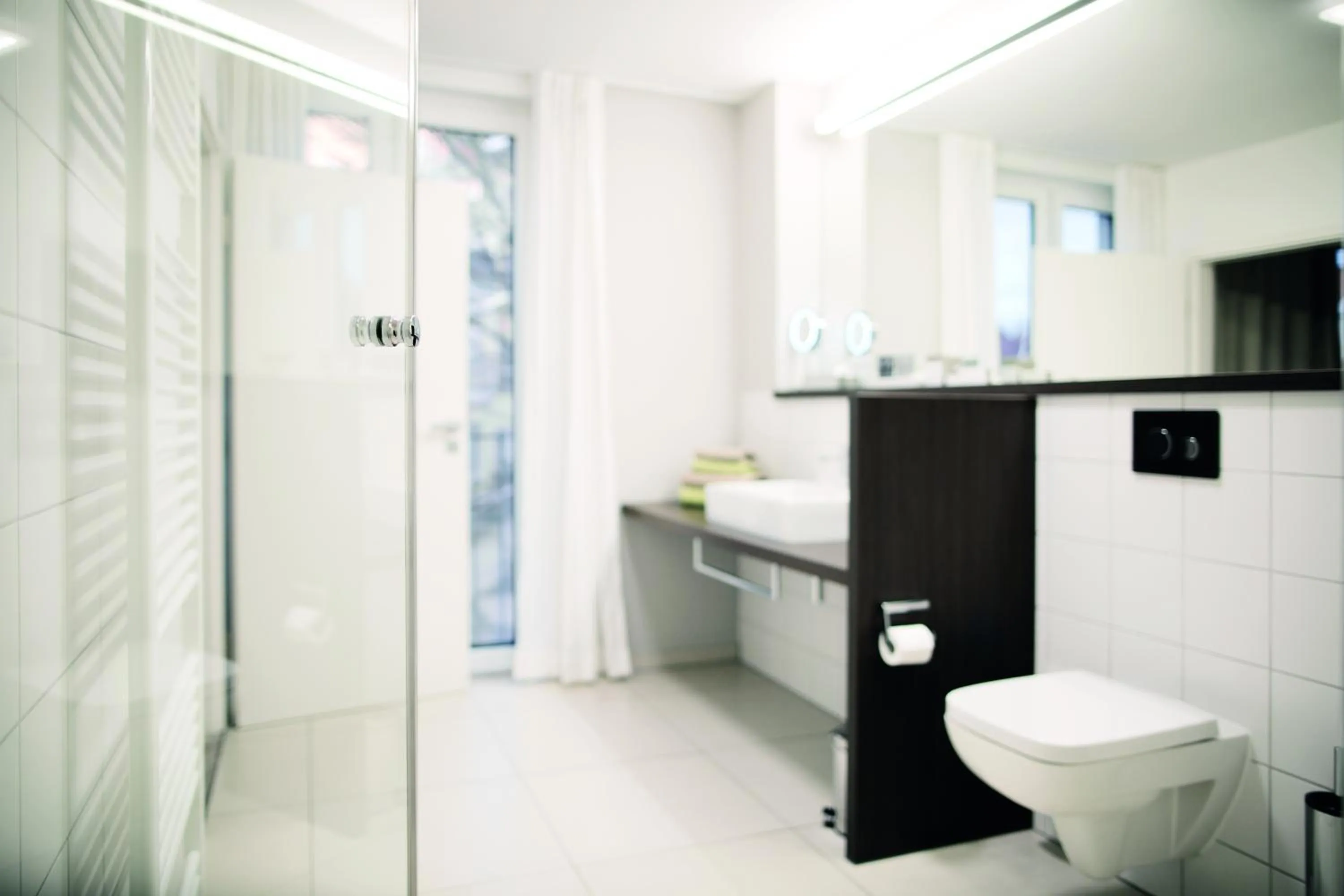 Bathroom in City Hotel Bosse