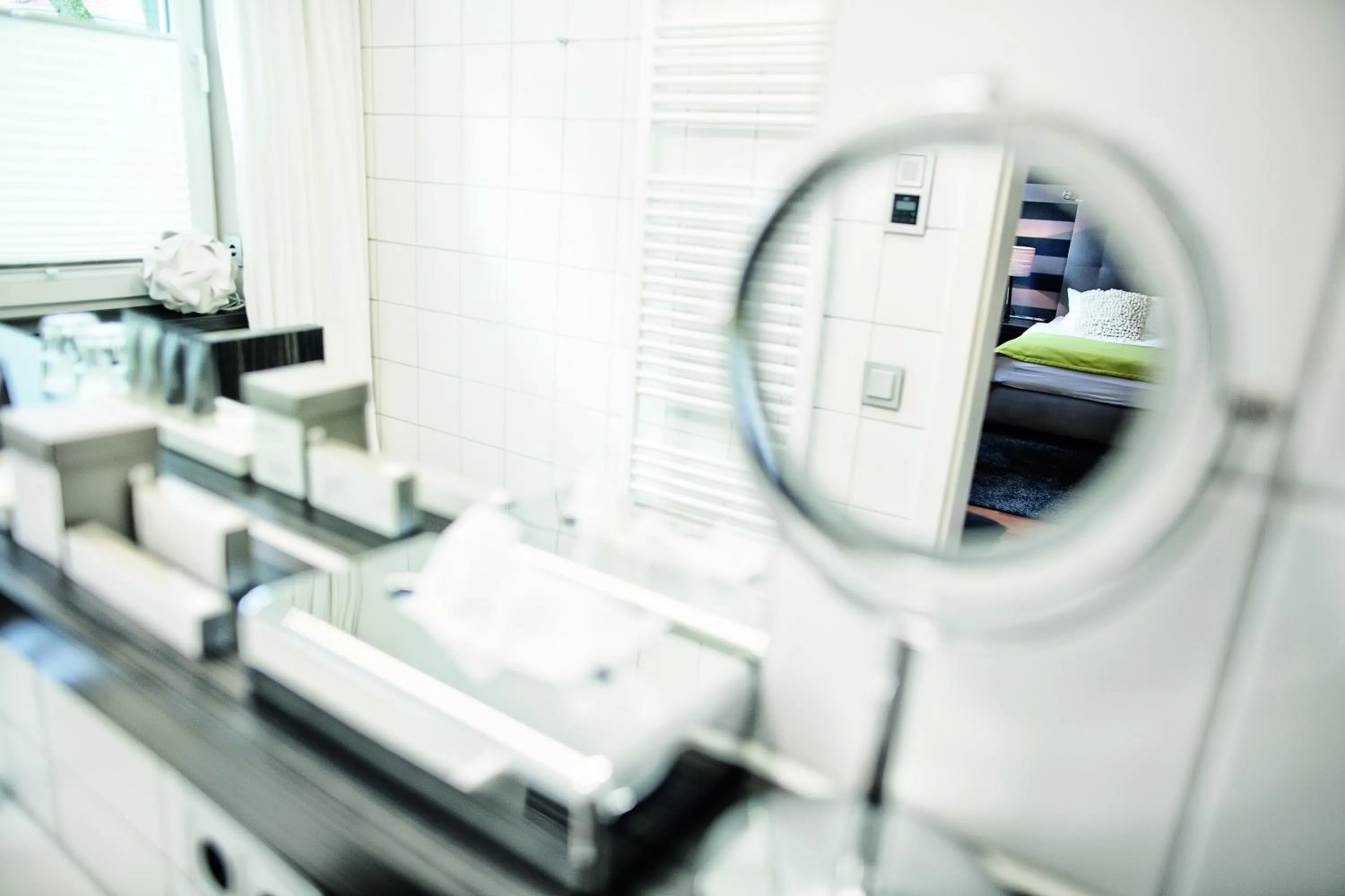 Bathroom in City Hotel Bosse