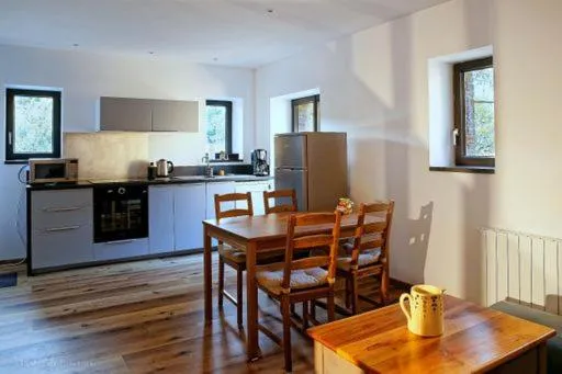 Kitchen or kitchenette in gîte Les Marronniers