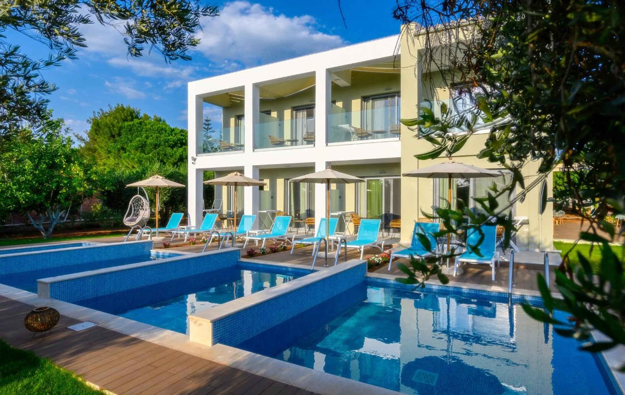 Swimming pool in Alonaki Resort