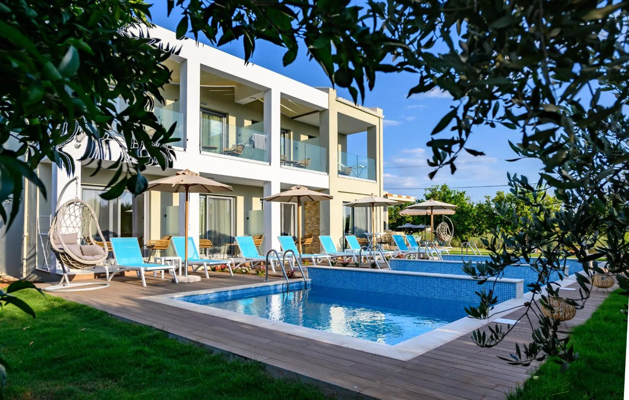 Swimming pool in Alonaki Resort