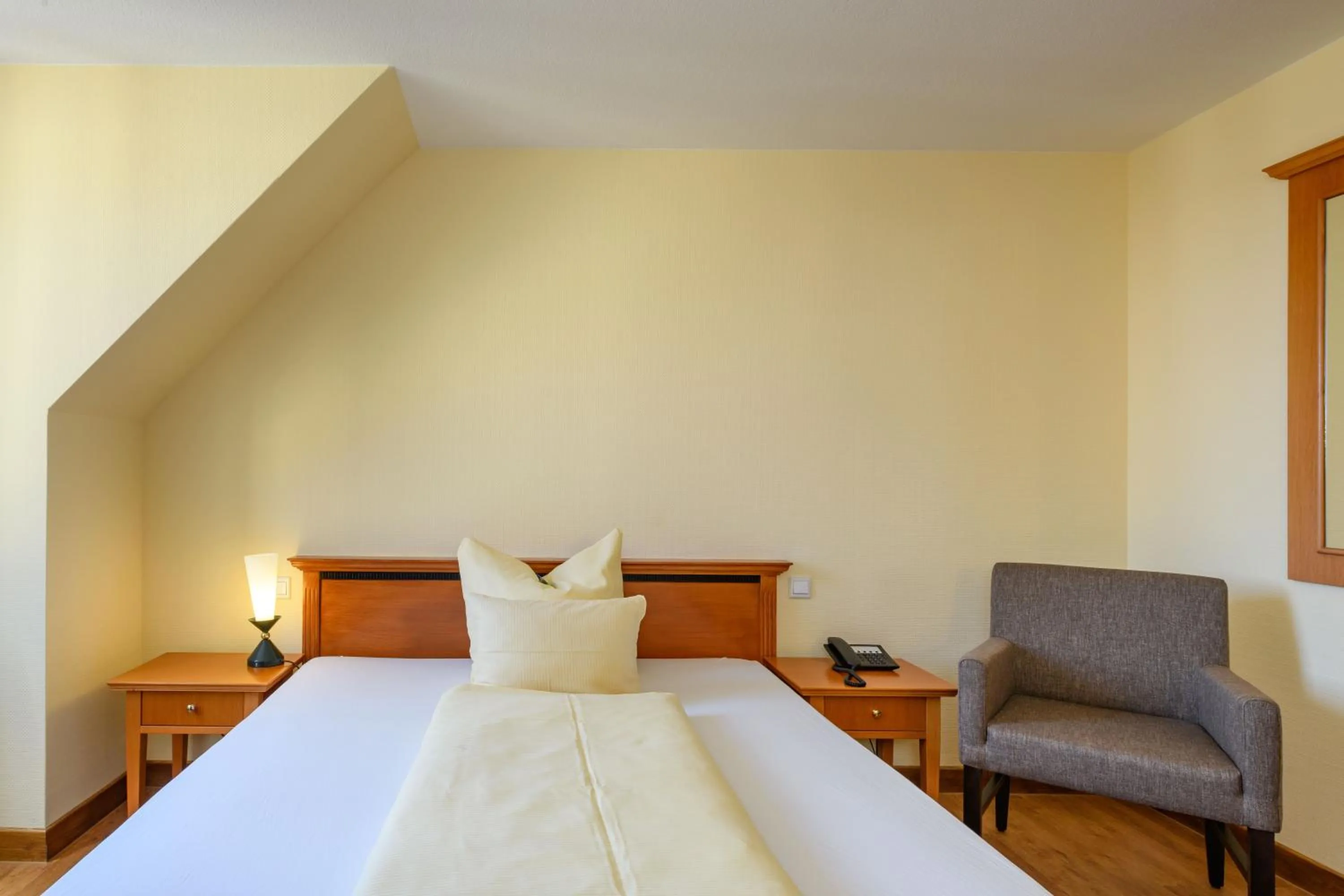 Photo of the whole room, Bed in Ringhotel Dreiländereck Zittau