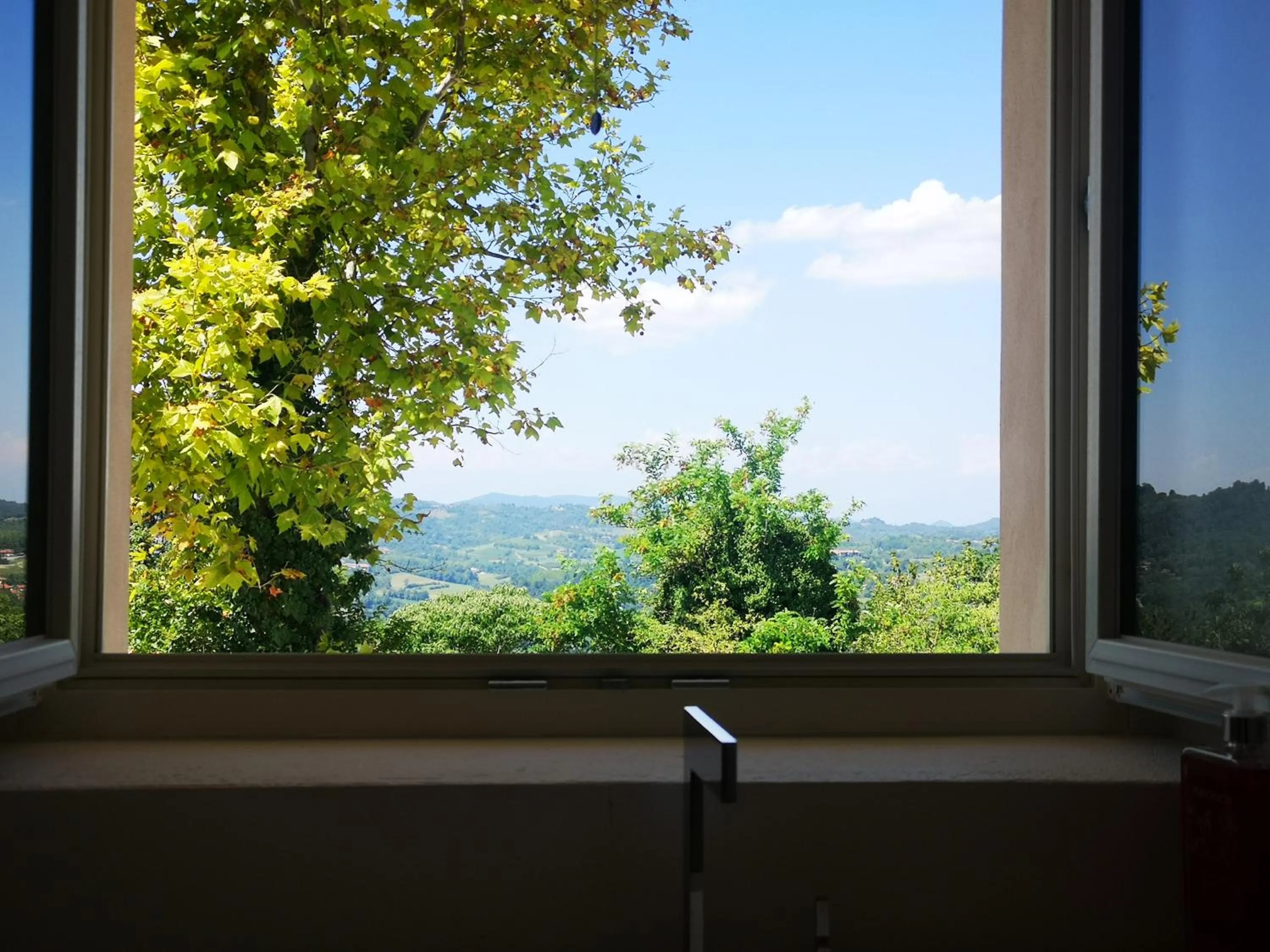 Garden view in Theresa sulla Collina