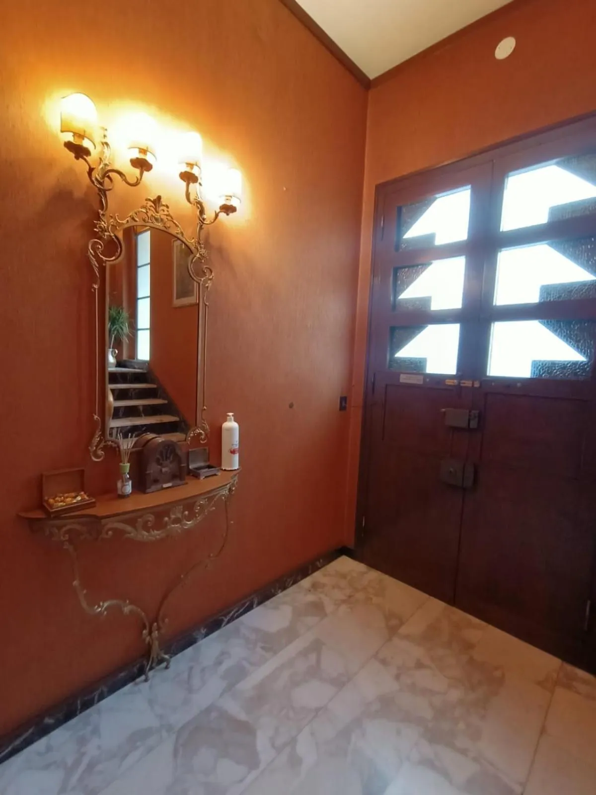 Decorative detail, Bed in Domus Cesena