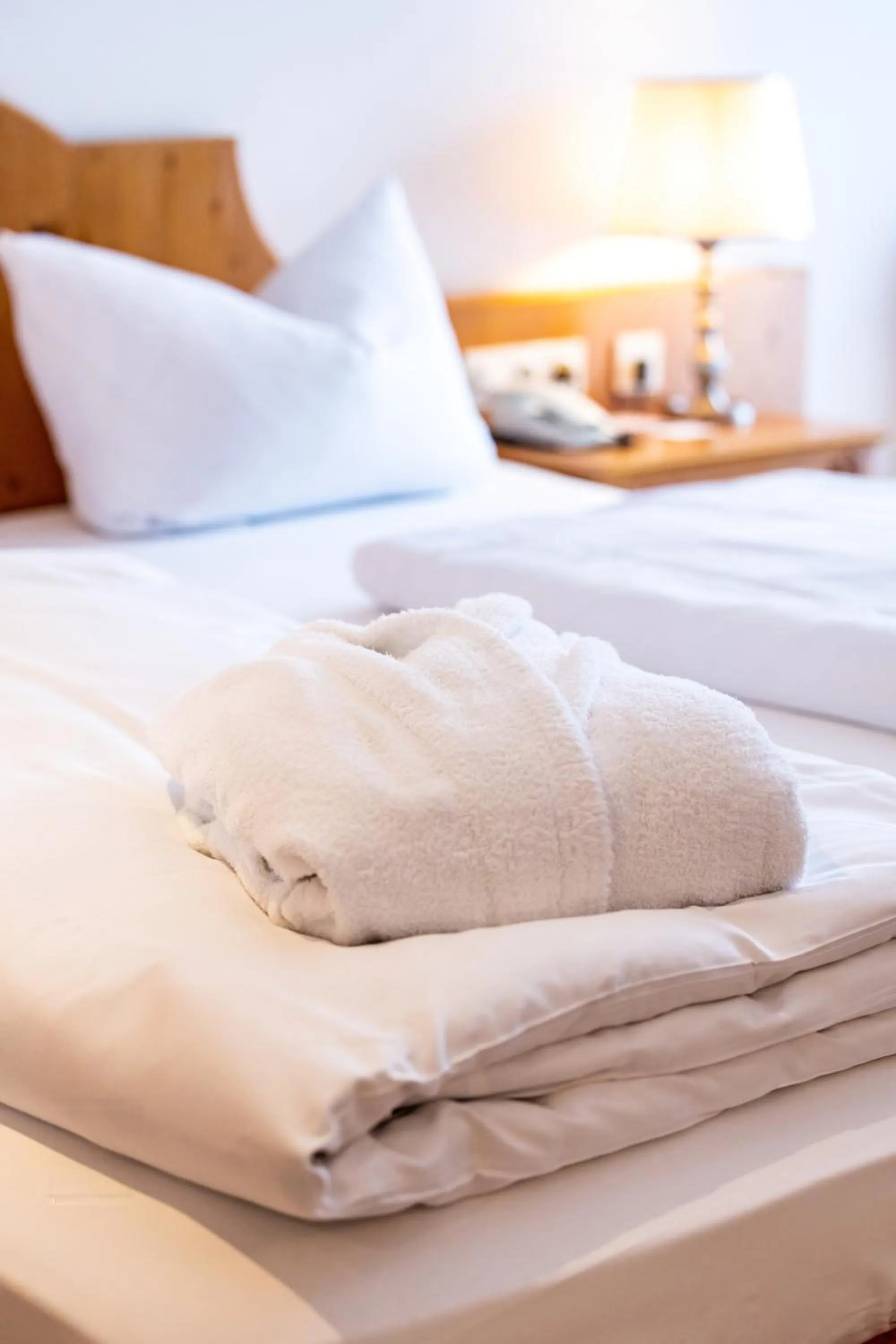 Bed in Hotel Fürstenhof