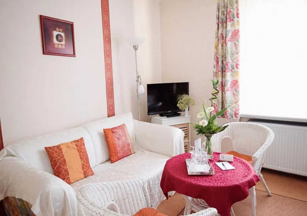 Seating area in Hotel-Pension Am Böhmepark