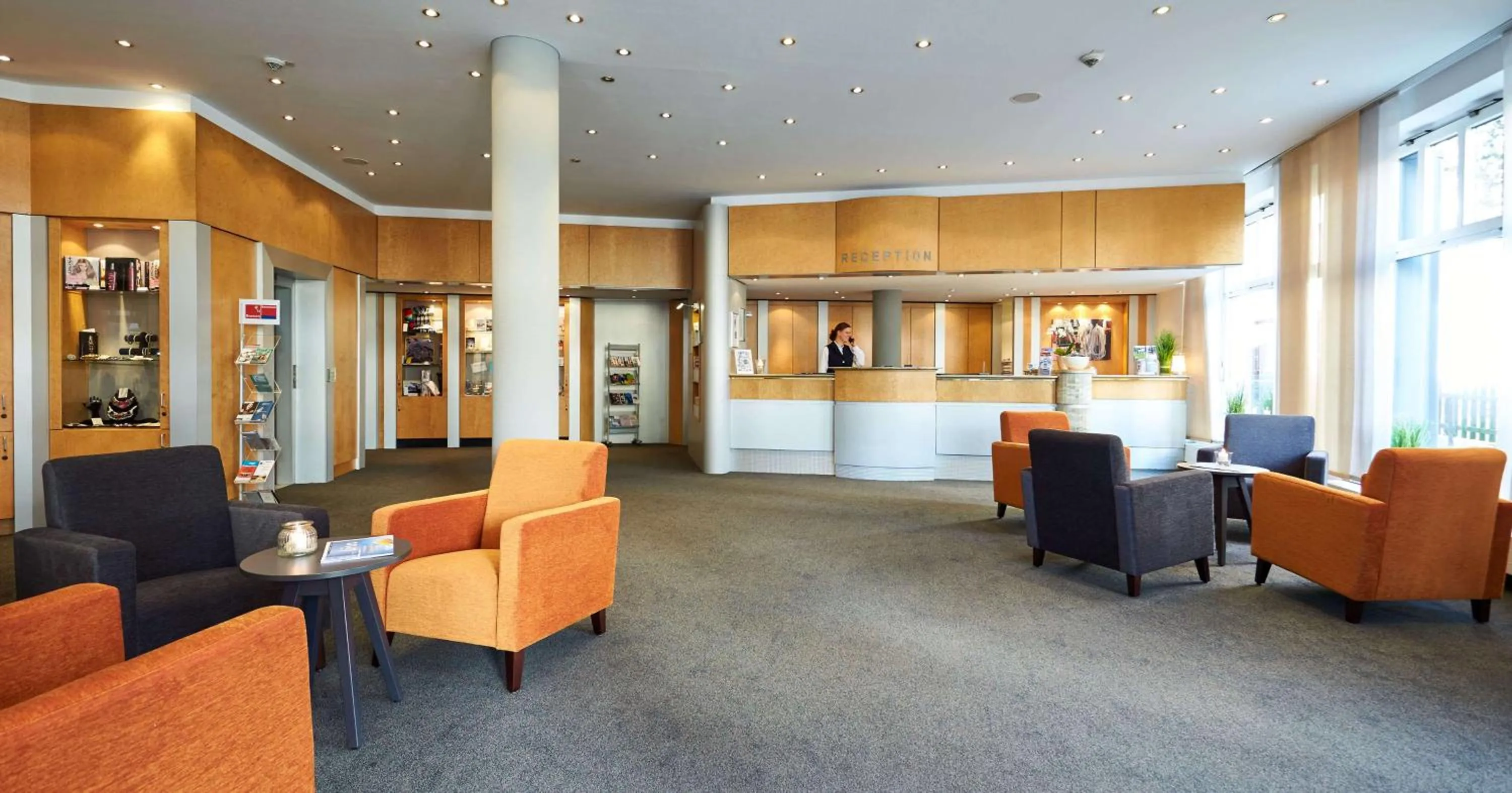 Lobby or reception in ATLANTIC Hotel Vegesack