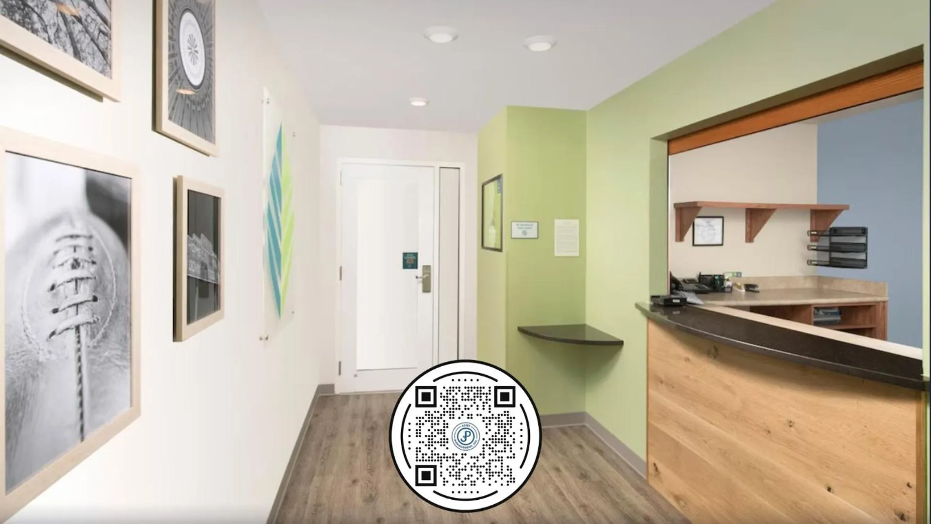 Lobby or reception in WoodSpring Suites St Louis Arnold