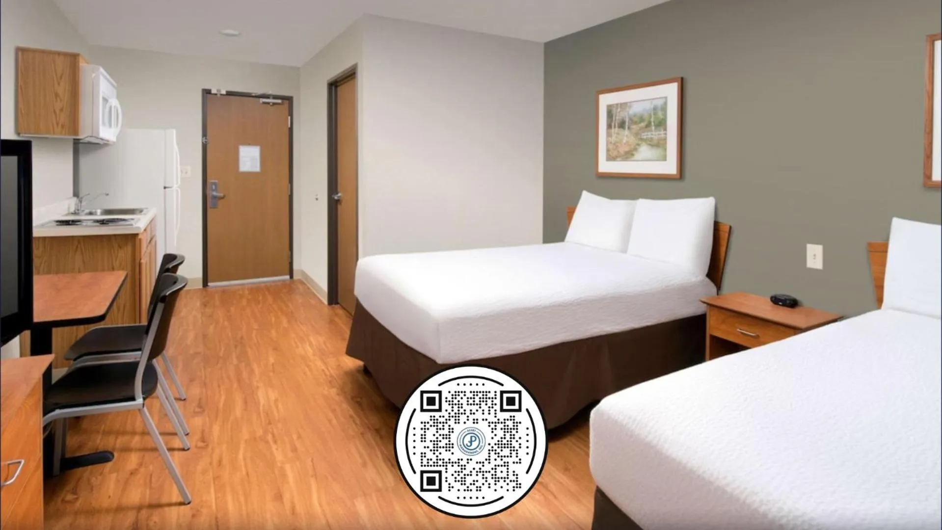 Bedroom, Bed in WoodSpring Suites St Louis Arnold