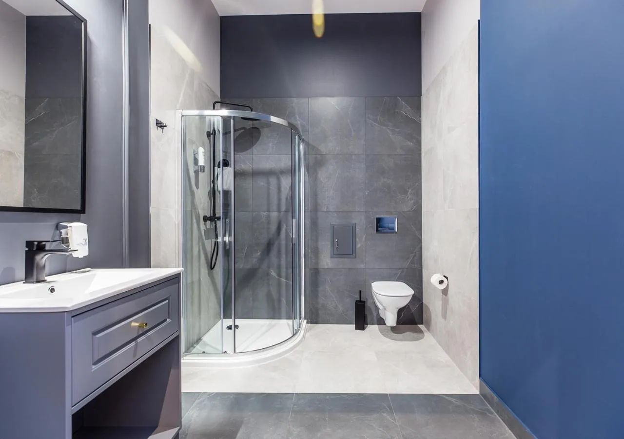 Shower in Aparthotel Cracovia Residence