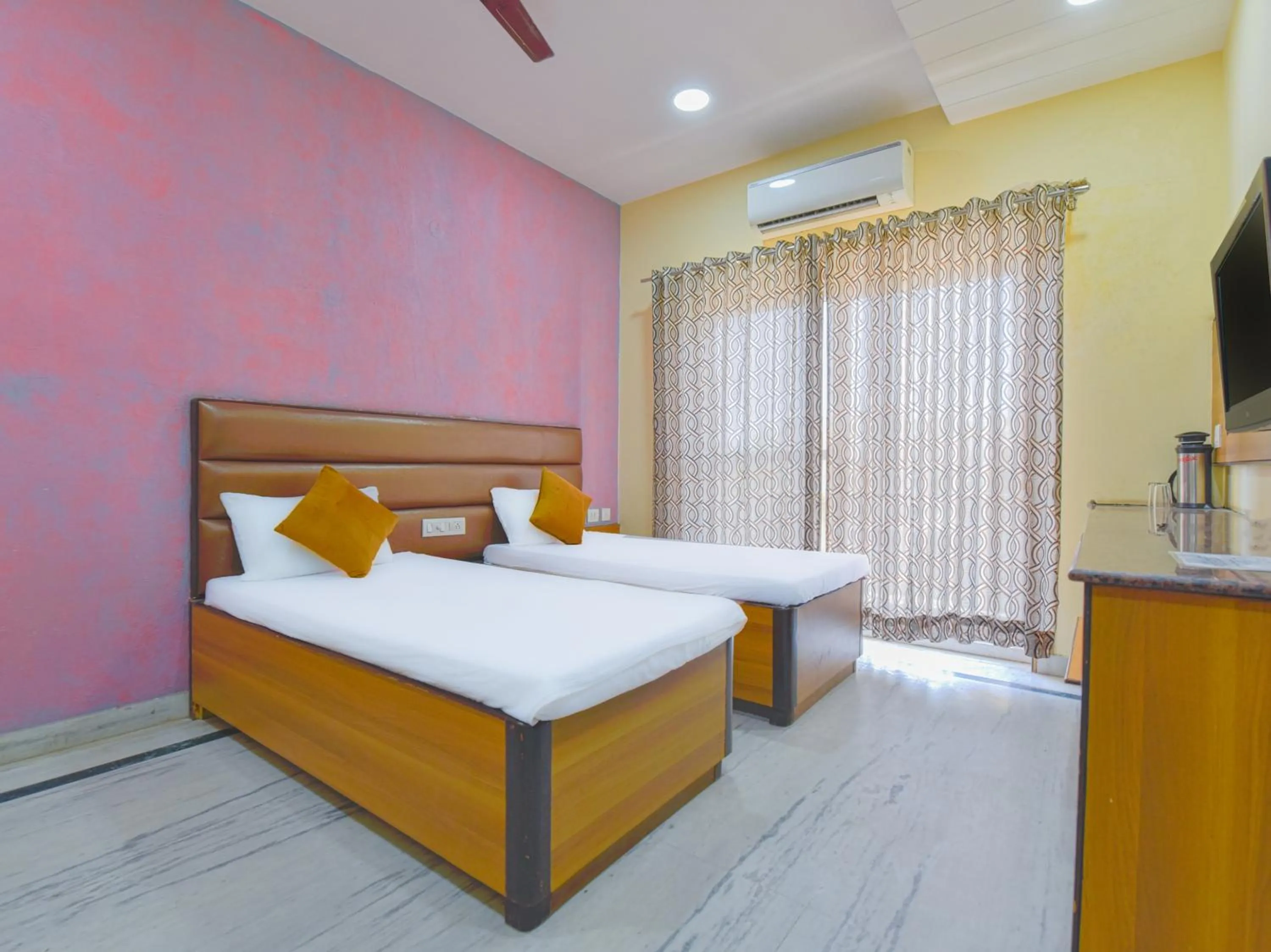 Photo of the whole room, Bed in Hotel Anuvibha Malviya Nagar