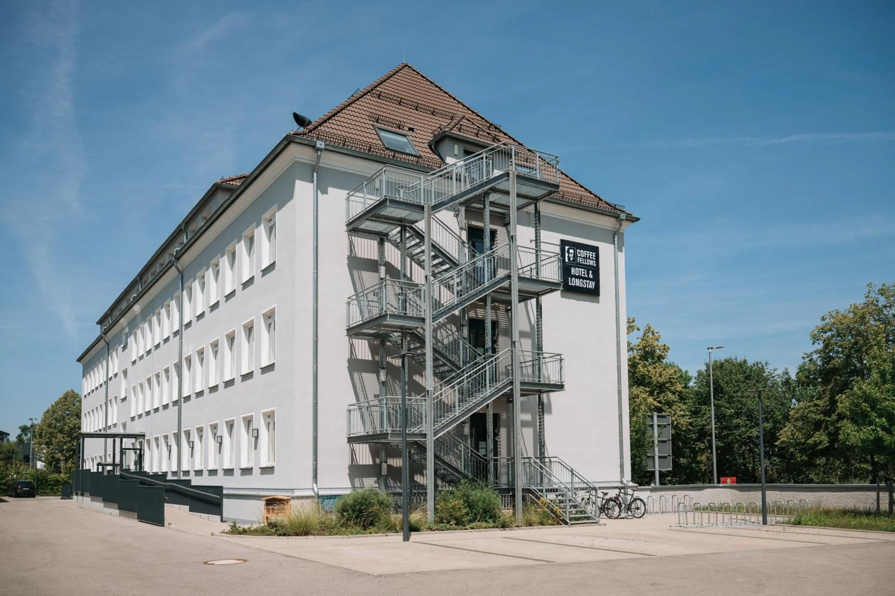 Property building in Coffee Fellows Hotel & Longstay