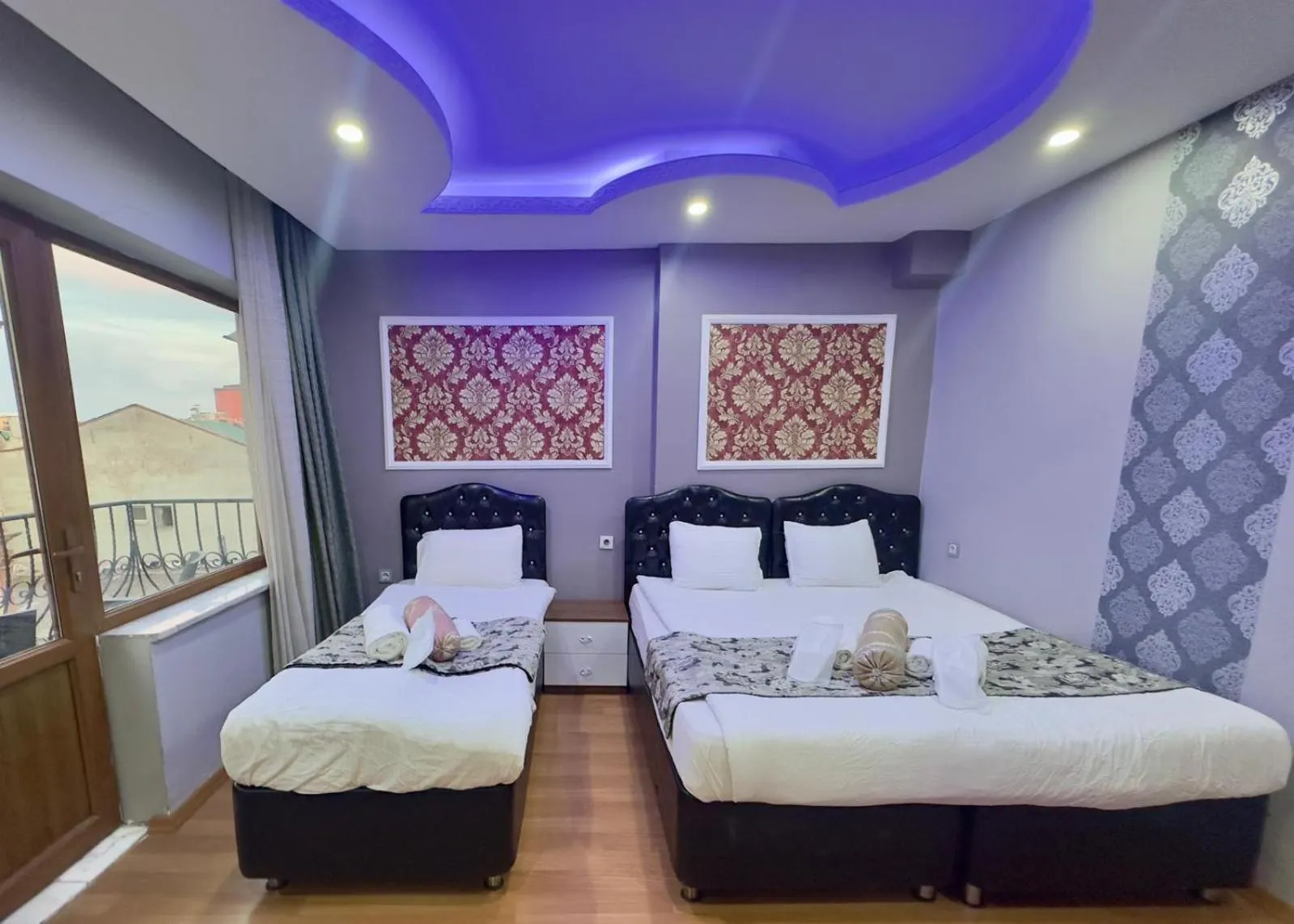 Bed in Mitra Downtown Hotel