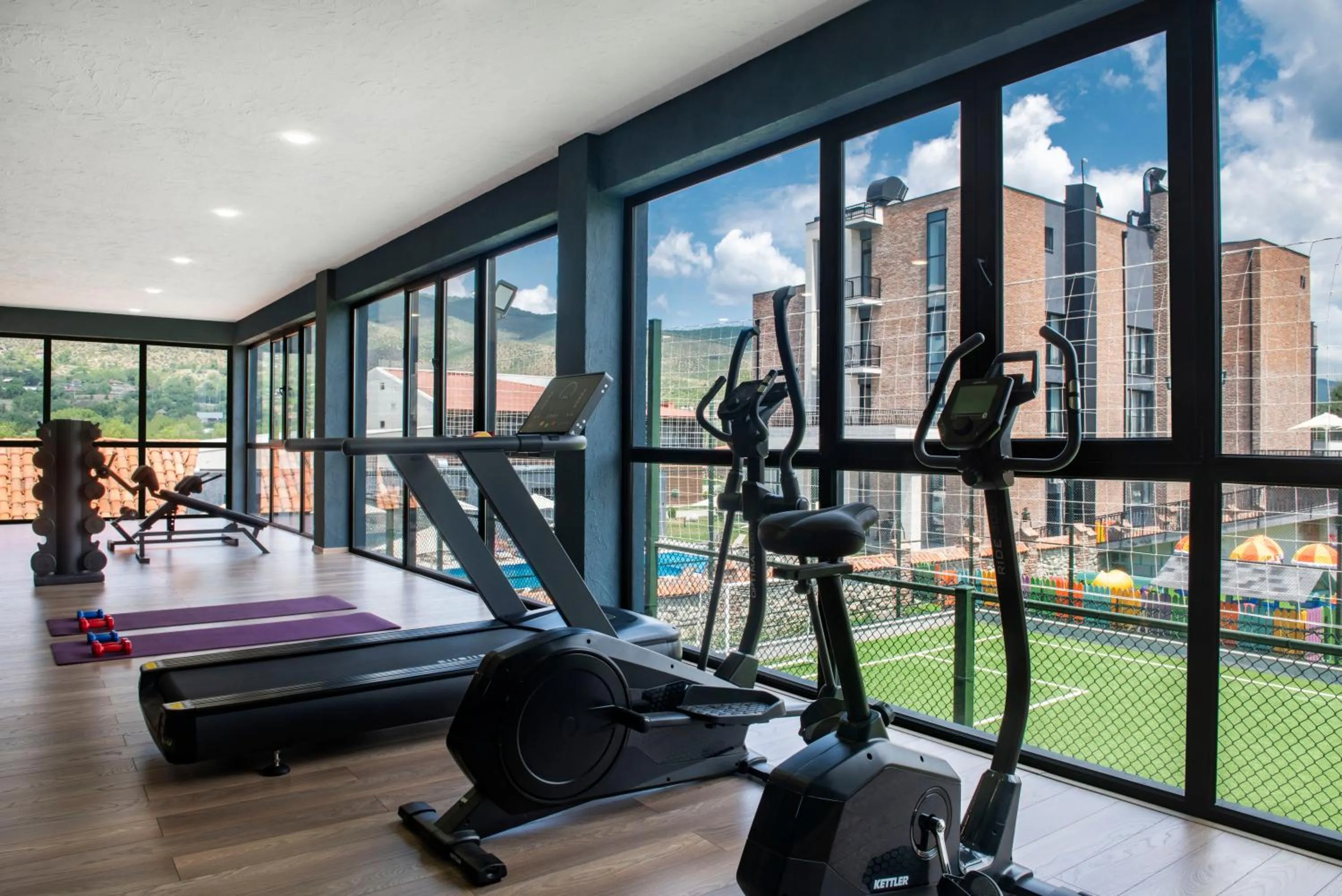 Fitness centre/facilities in Villa Mosavali