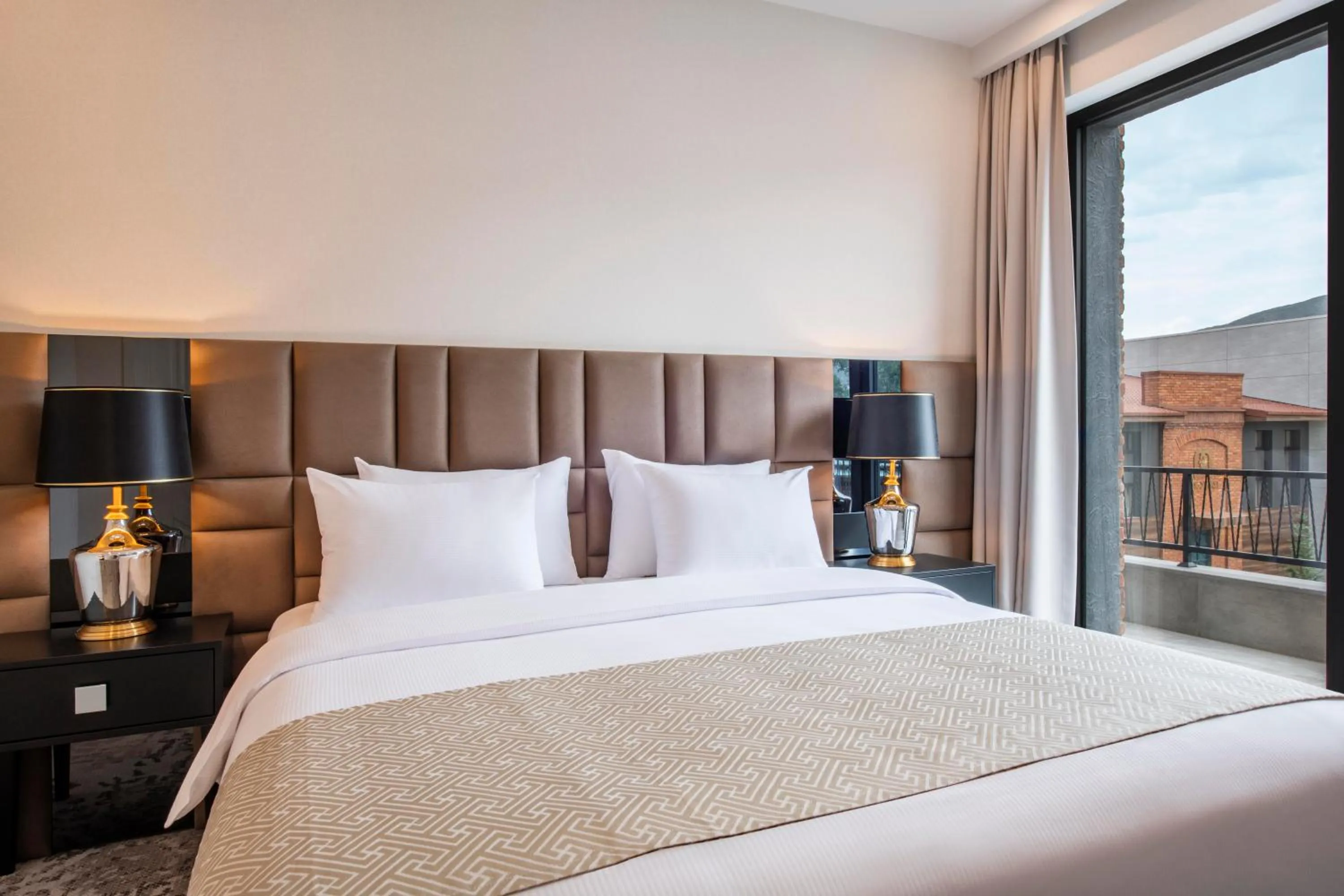 Bed in Villa Mosavali