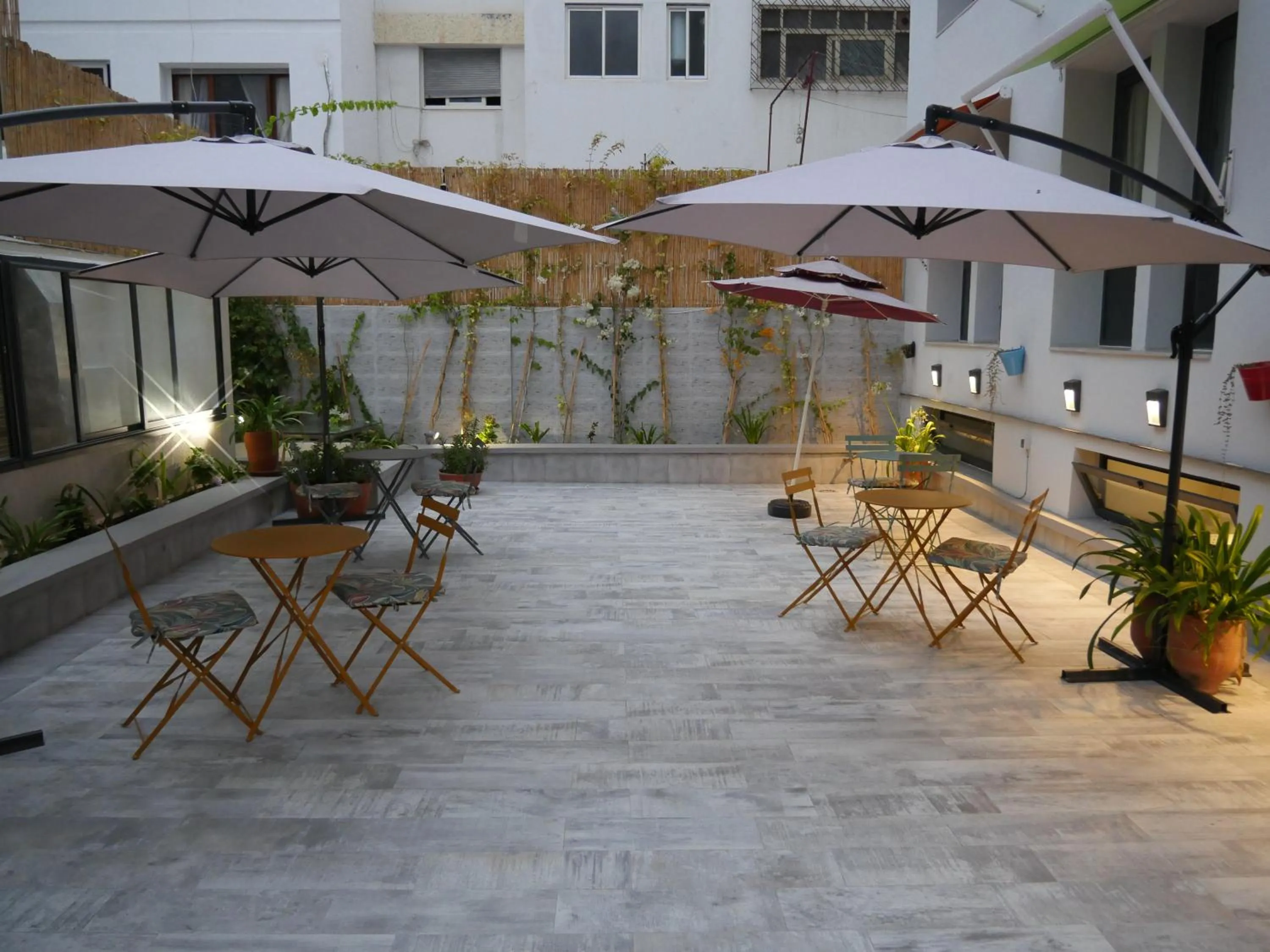 Patio in Gardenia Boutique Hotel