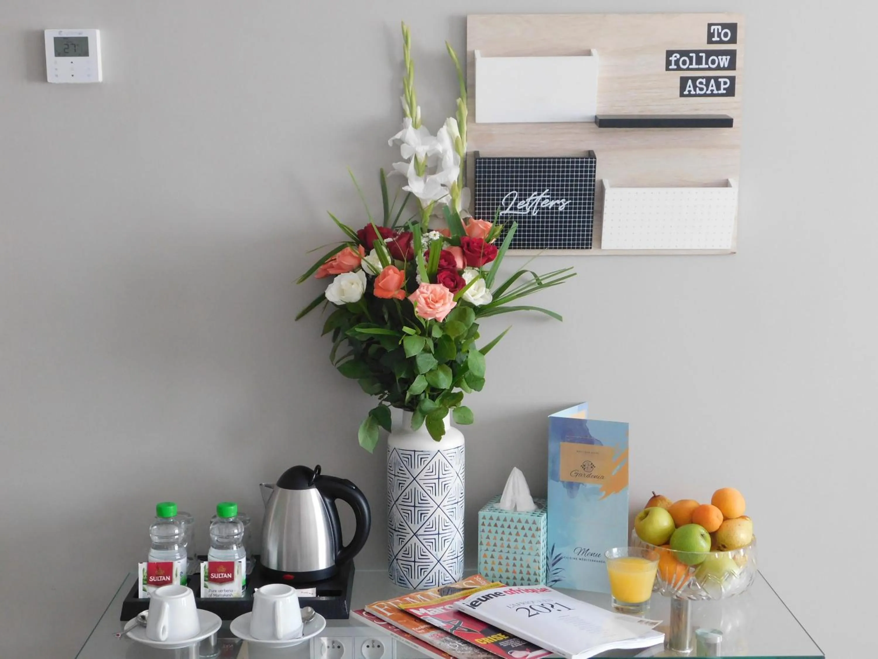 Coffee/tea facilities in Gardenia Boutique Hotel