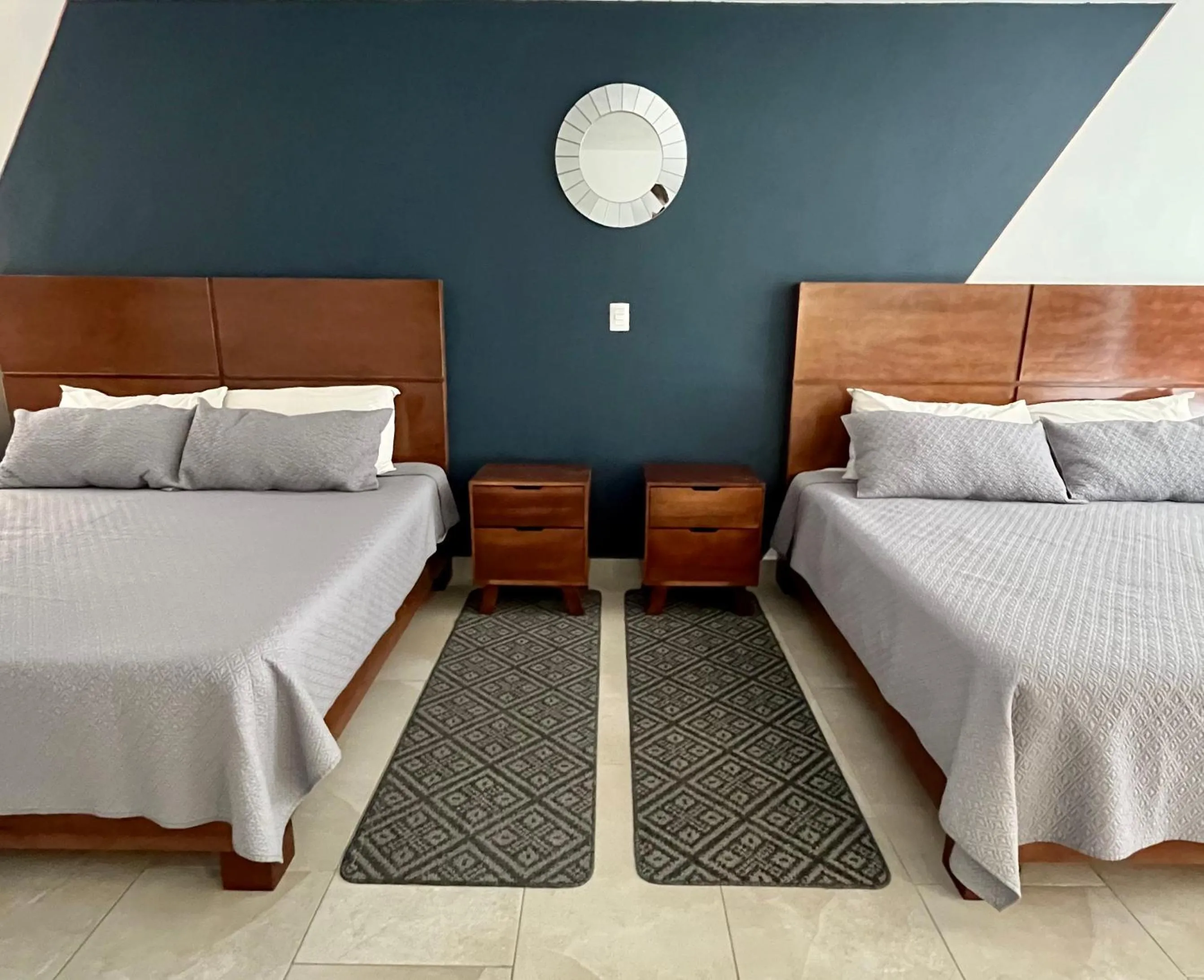 Bed in Pedernal Hotel