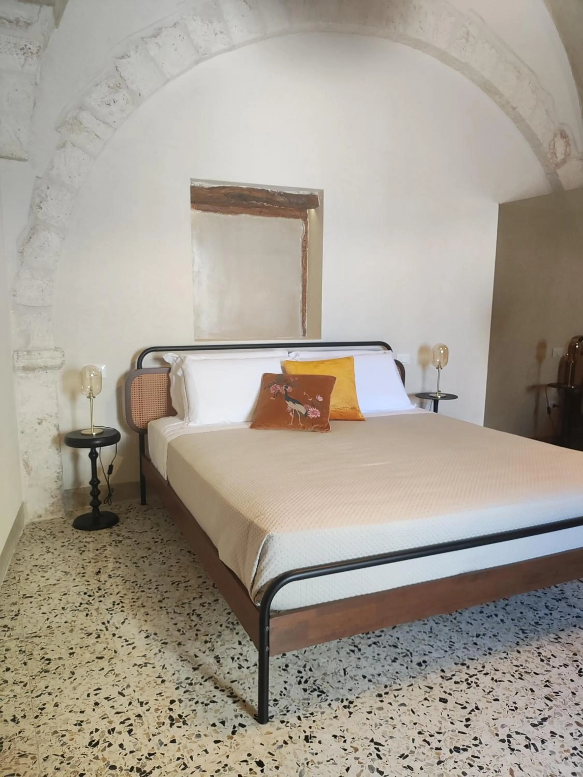 Bed in Caterina's Suites & Apartament