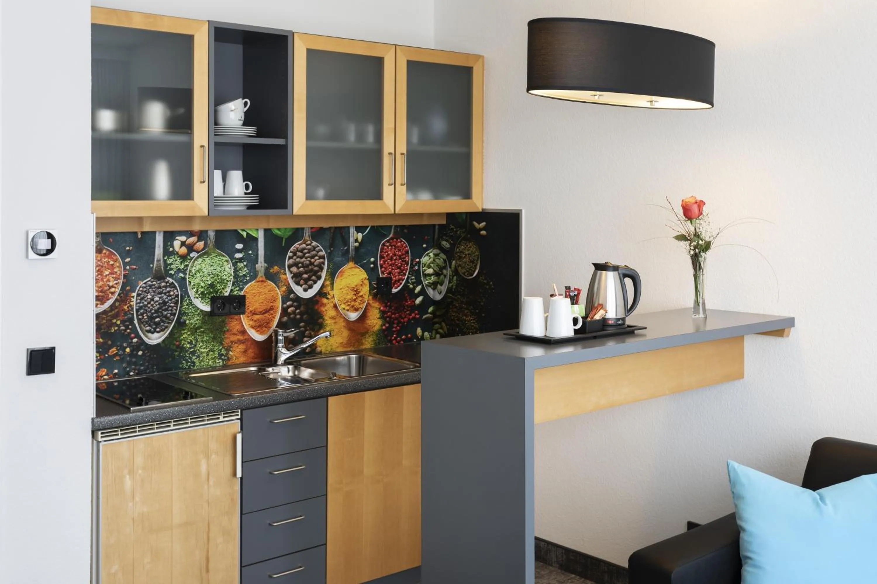 Kitchen or kitchenette in Best Western Hotel am Europaplatz