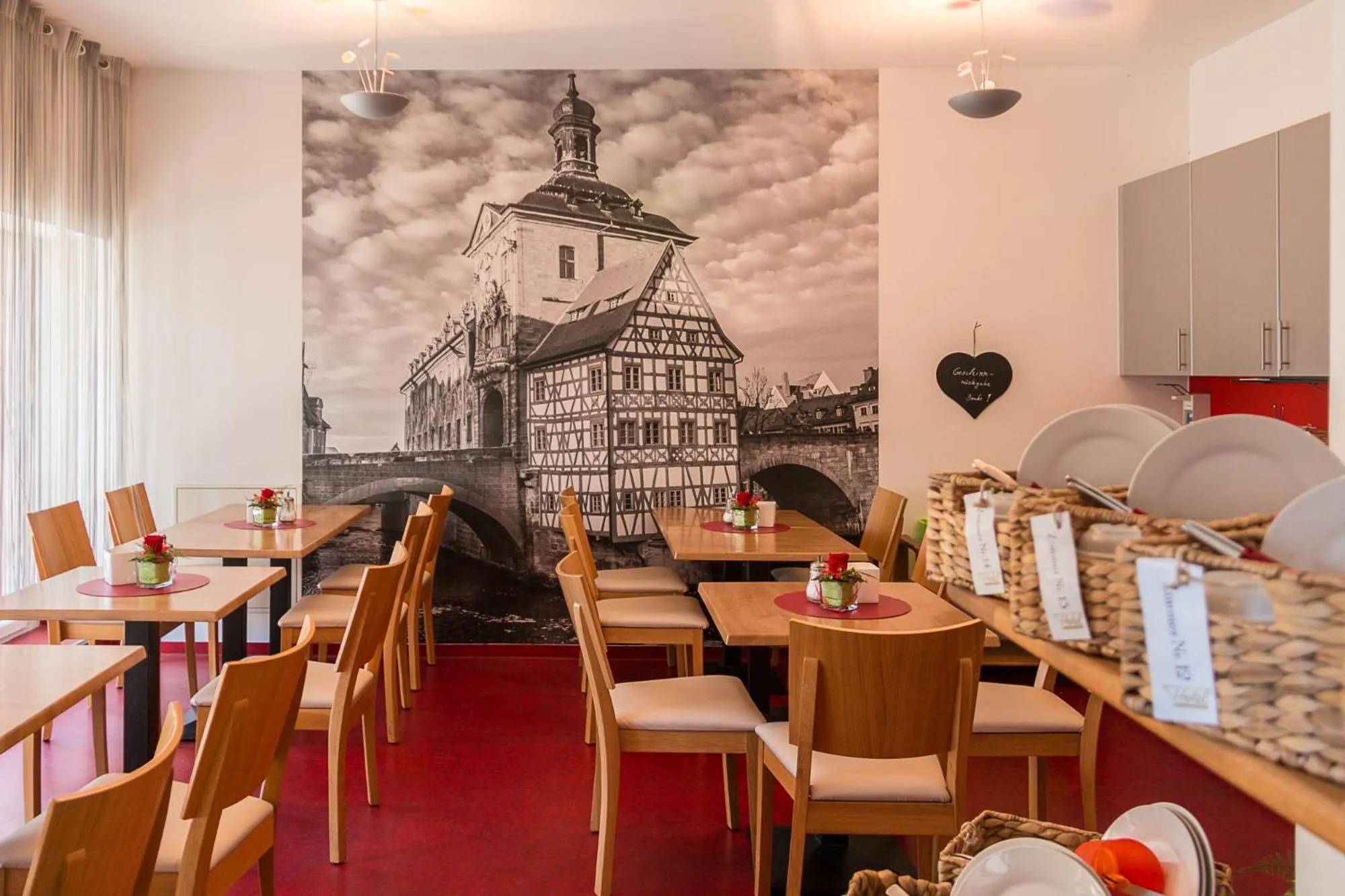 Food and drinks in Hotel am Brauerei-Dreieck