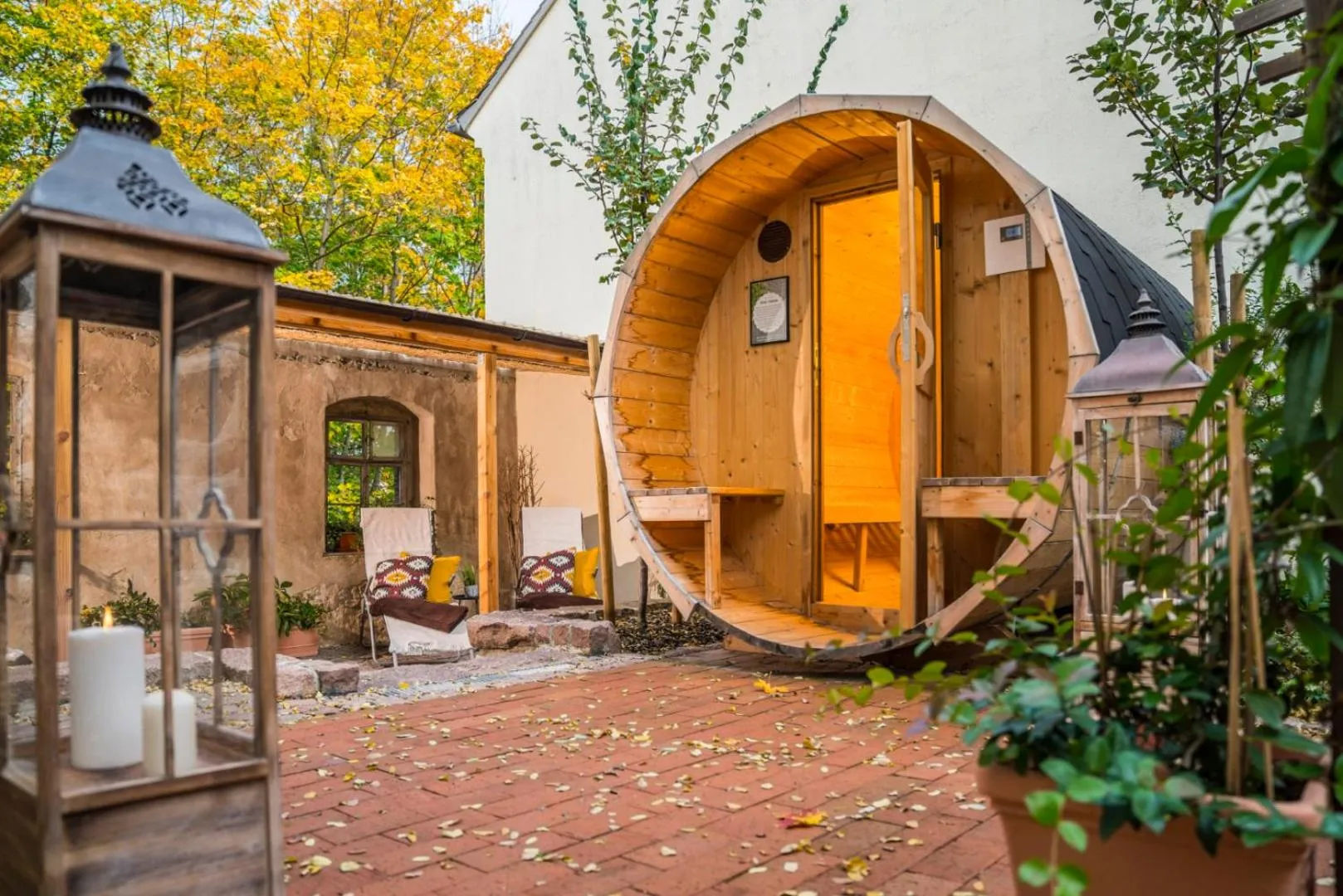 Spa and wellness centre/facilities in Boutique-Hotel & Wellness Goldenes Fass Meißen