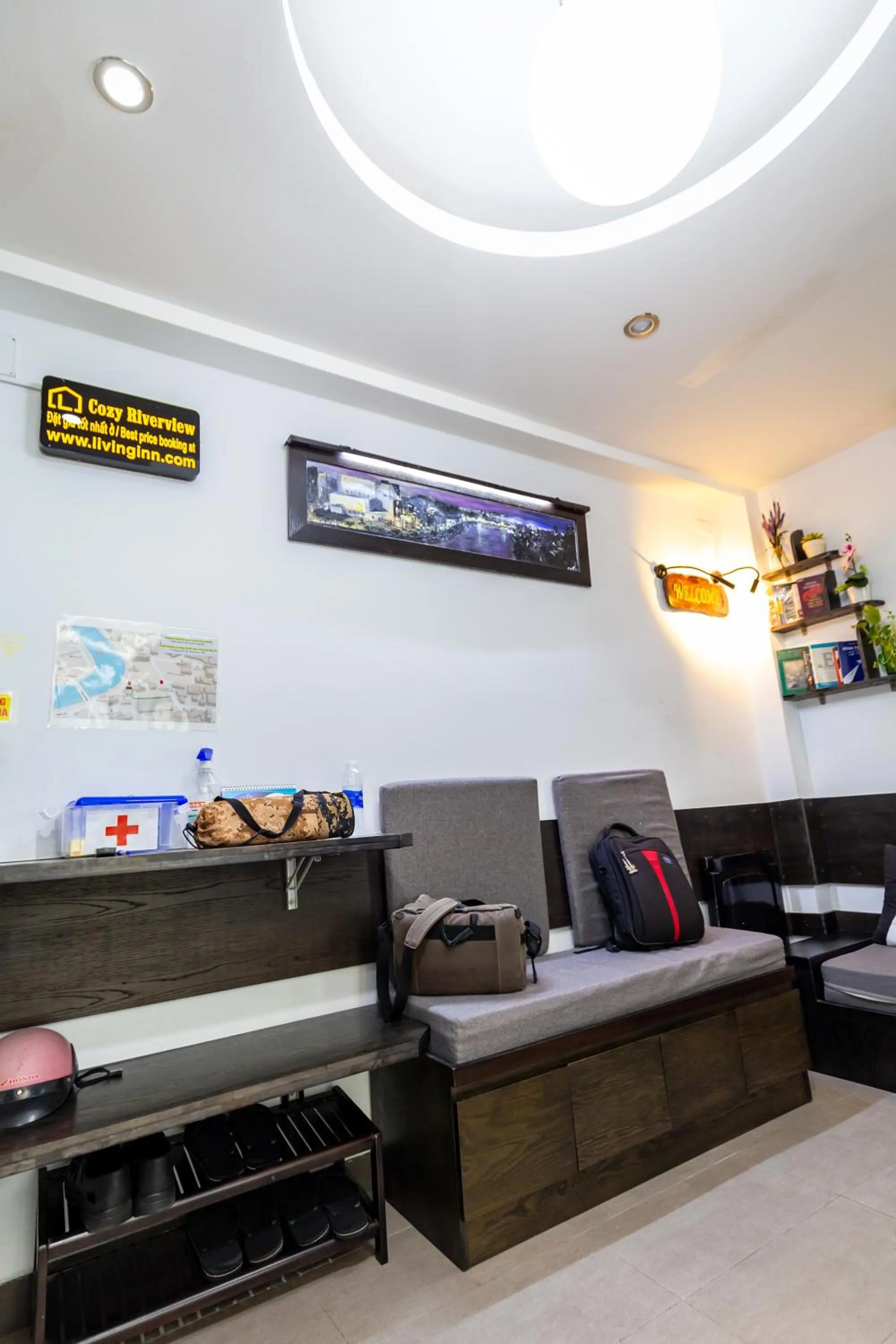 Lobby or reception in Cozy Riverview of Livinginn