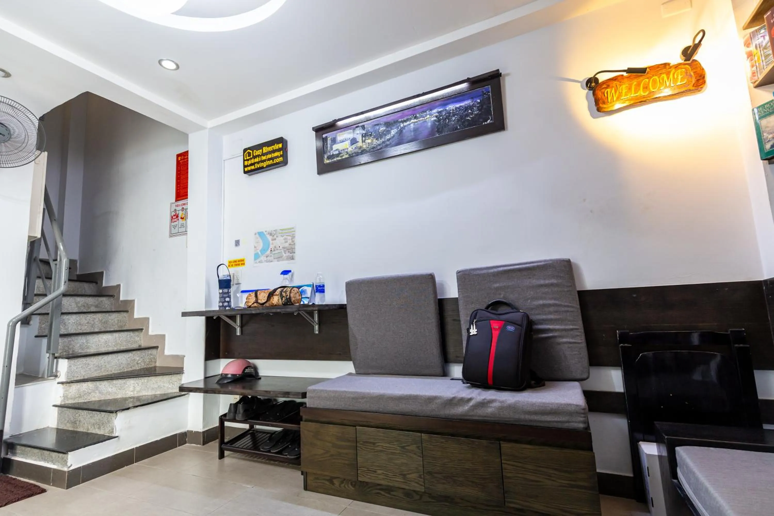 Lobby or reception in Cozy Riverview of Livinginn