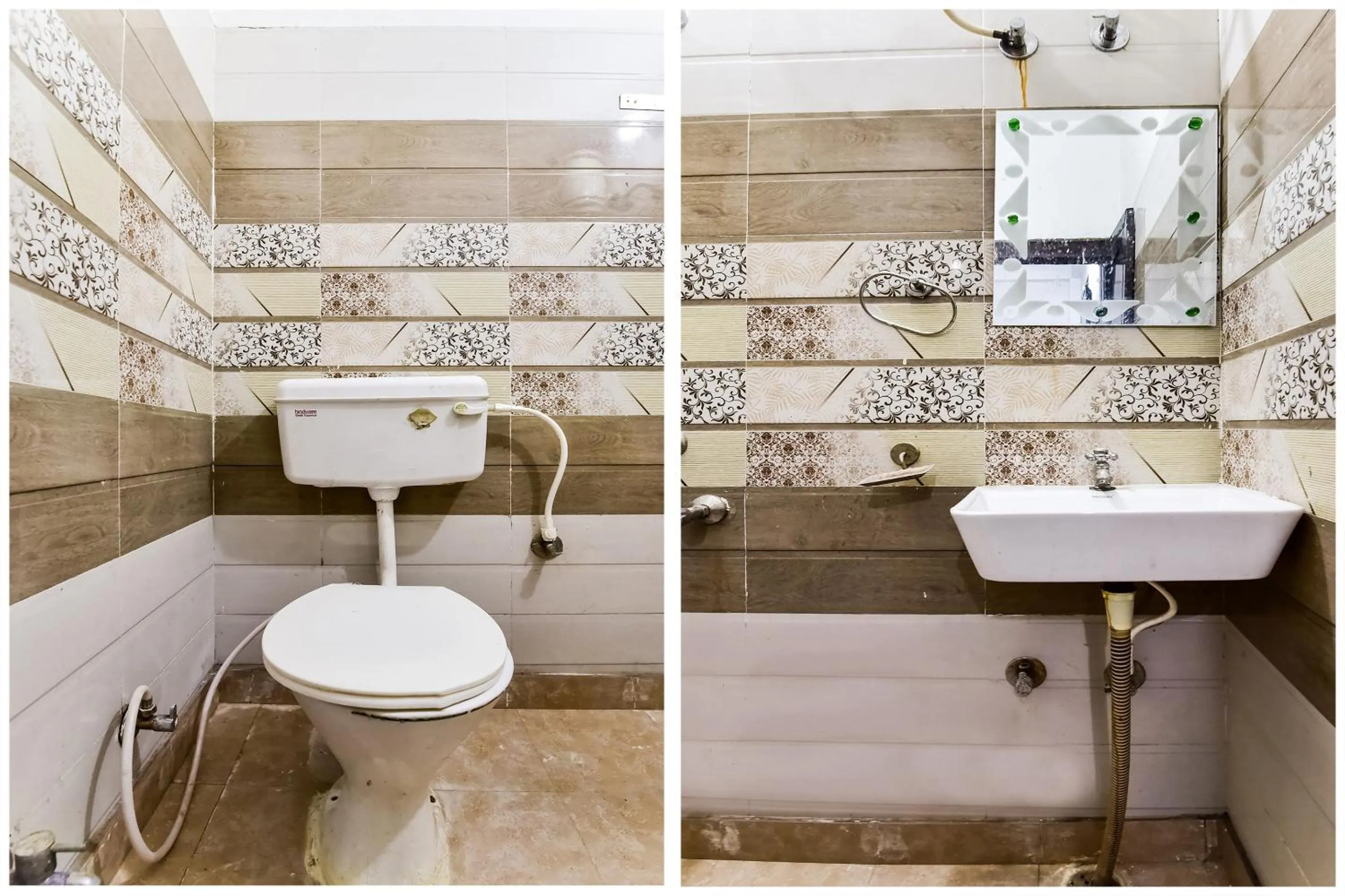 Bathroom in Hotel O White Rock