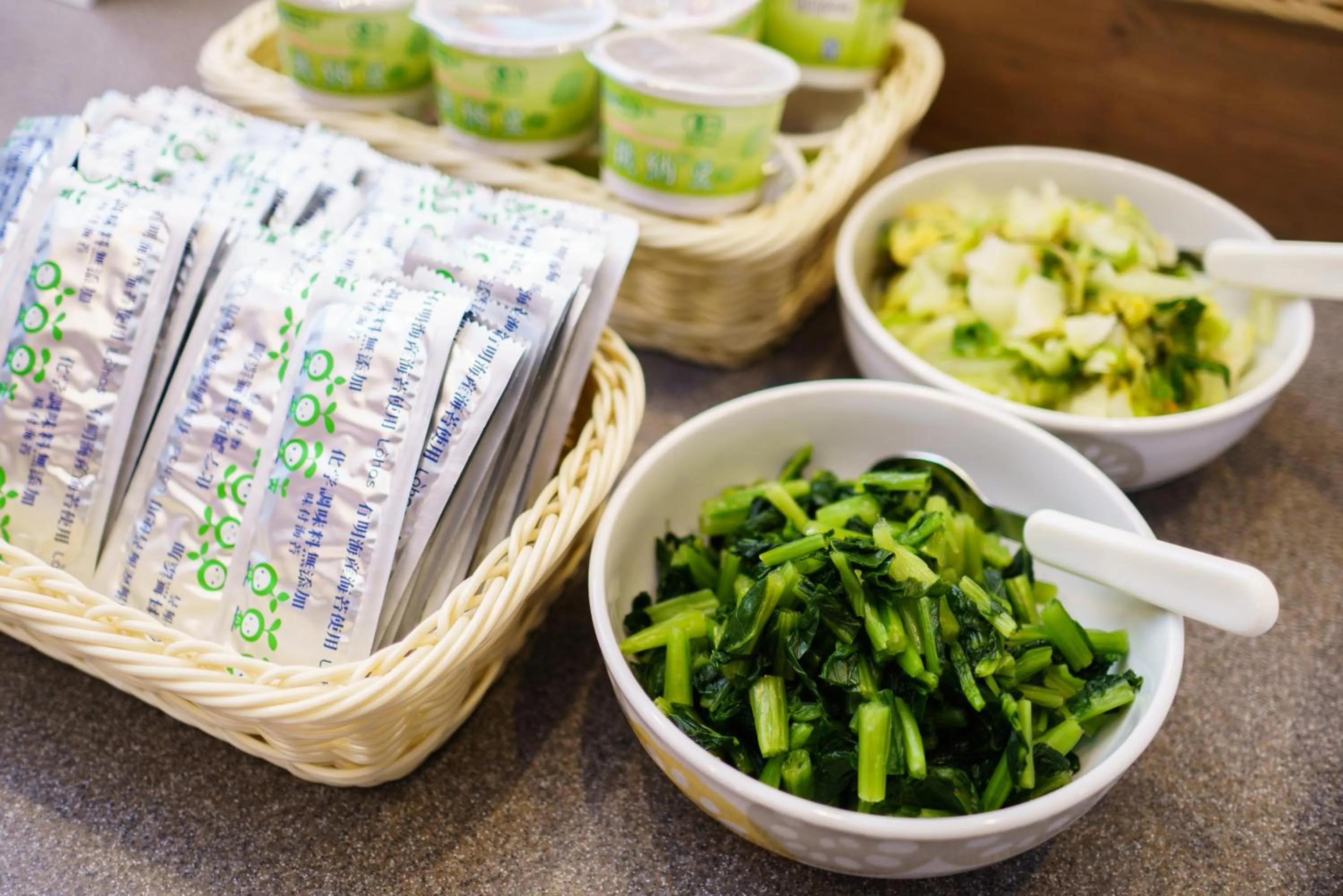 Buffet breakfast in Super Hotel Fujinomiya