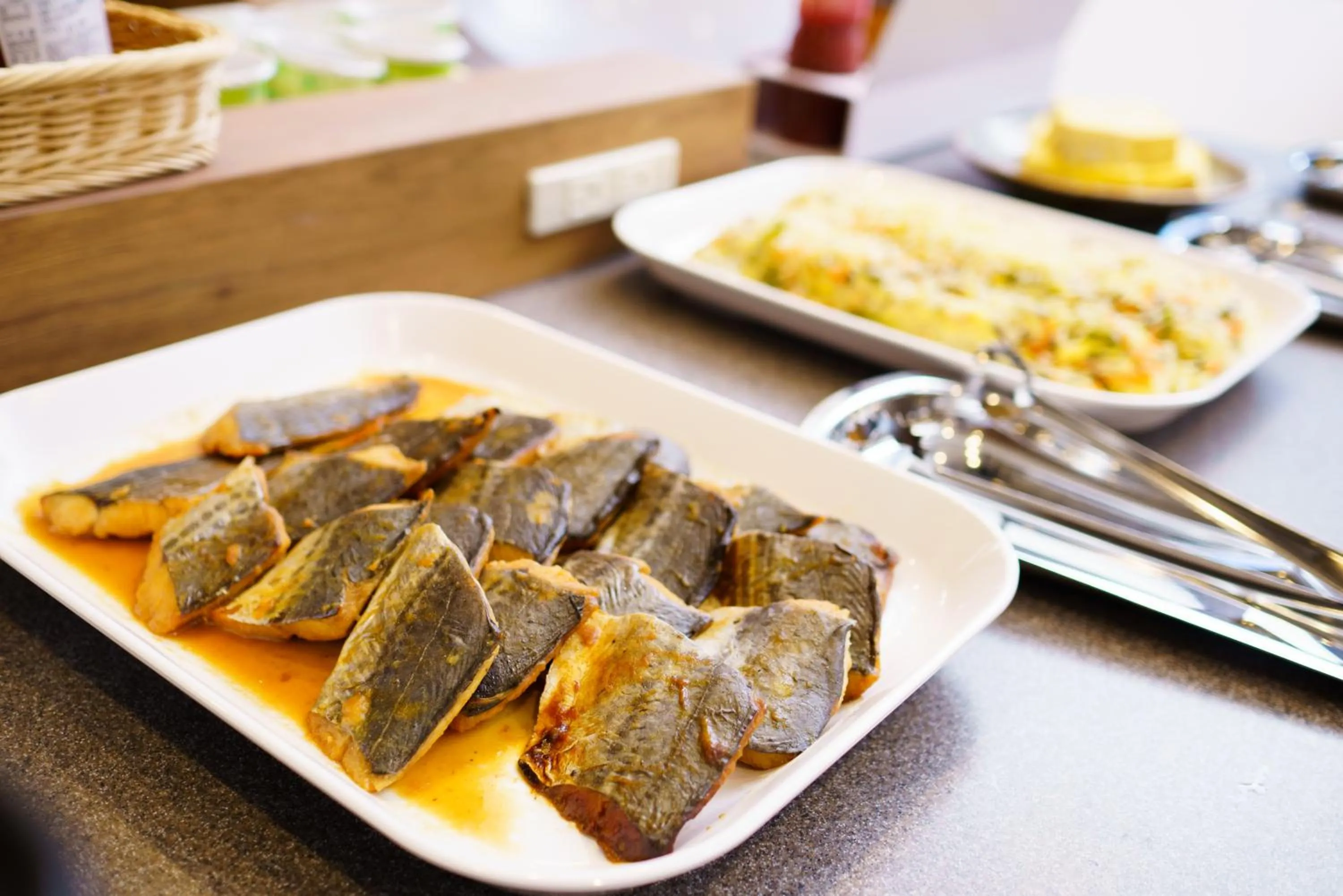 Buffet breakfast in Super Hotel Fujinomiya