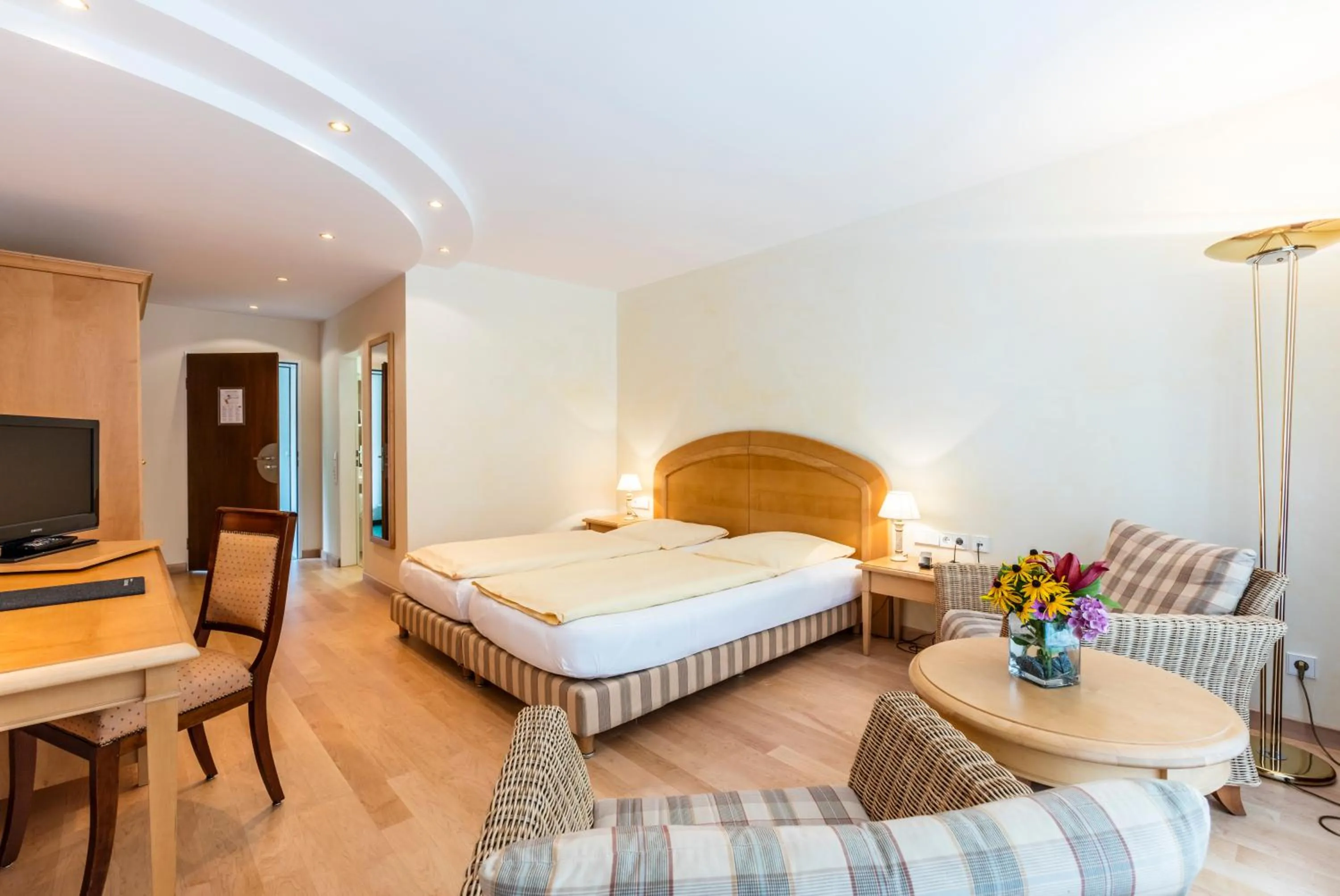 Photo of the whole room, Bed in Waldhotel Bad Sulzburg