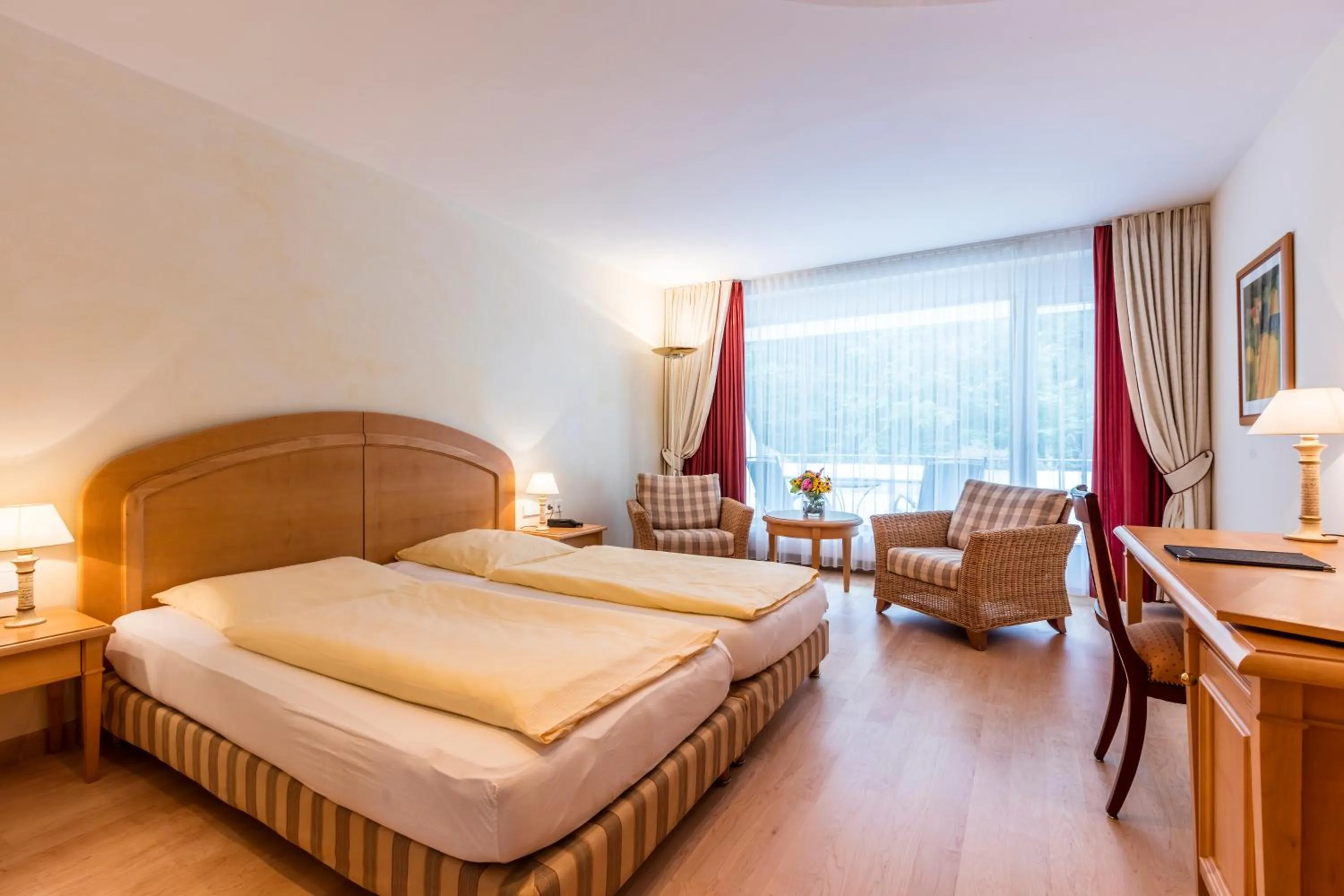 Photo of the whole room, Bed in Waldhotel Bad Sulzburg