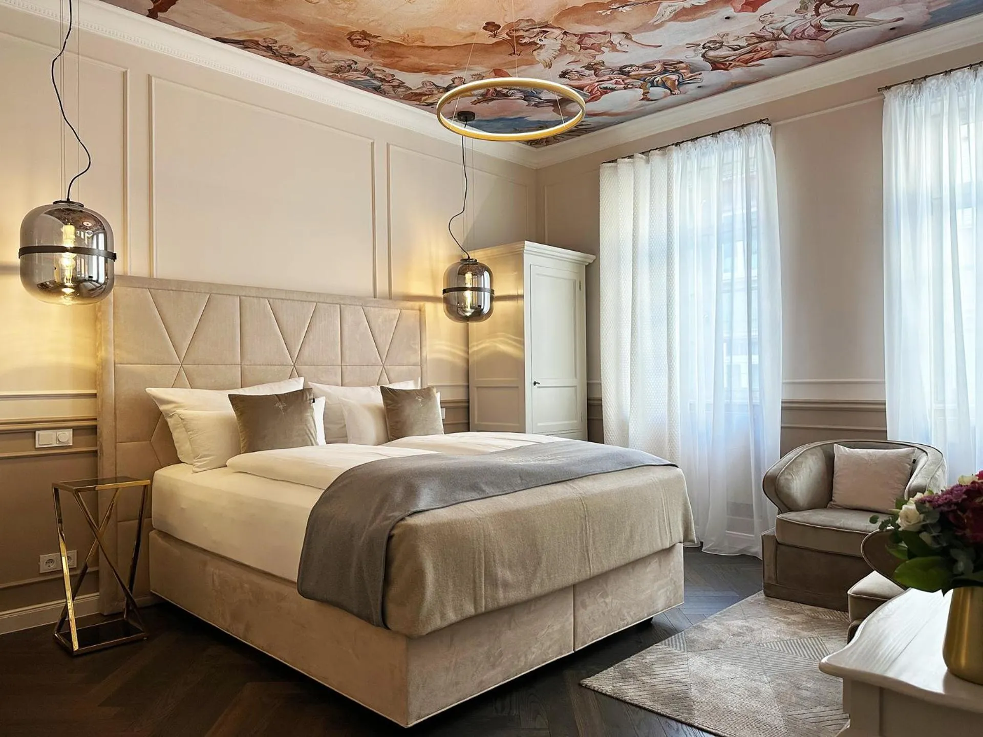 Bed in Boutique-Hotel Stadtvilla Hodes