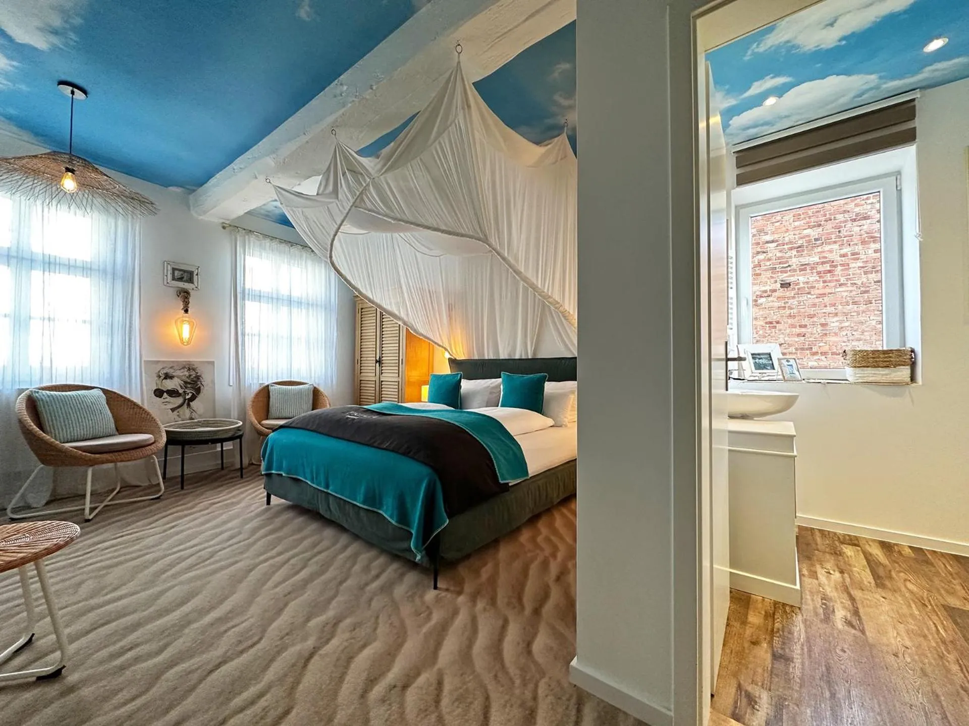 Bed in Boutique-Hotel Stadtvilla Hodes