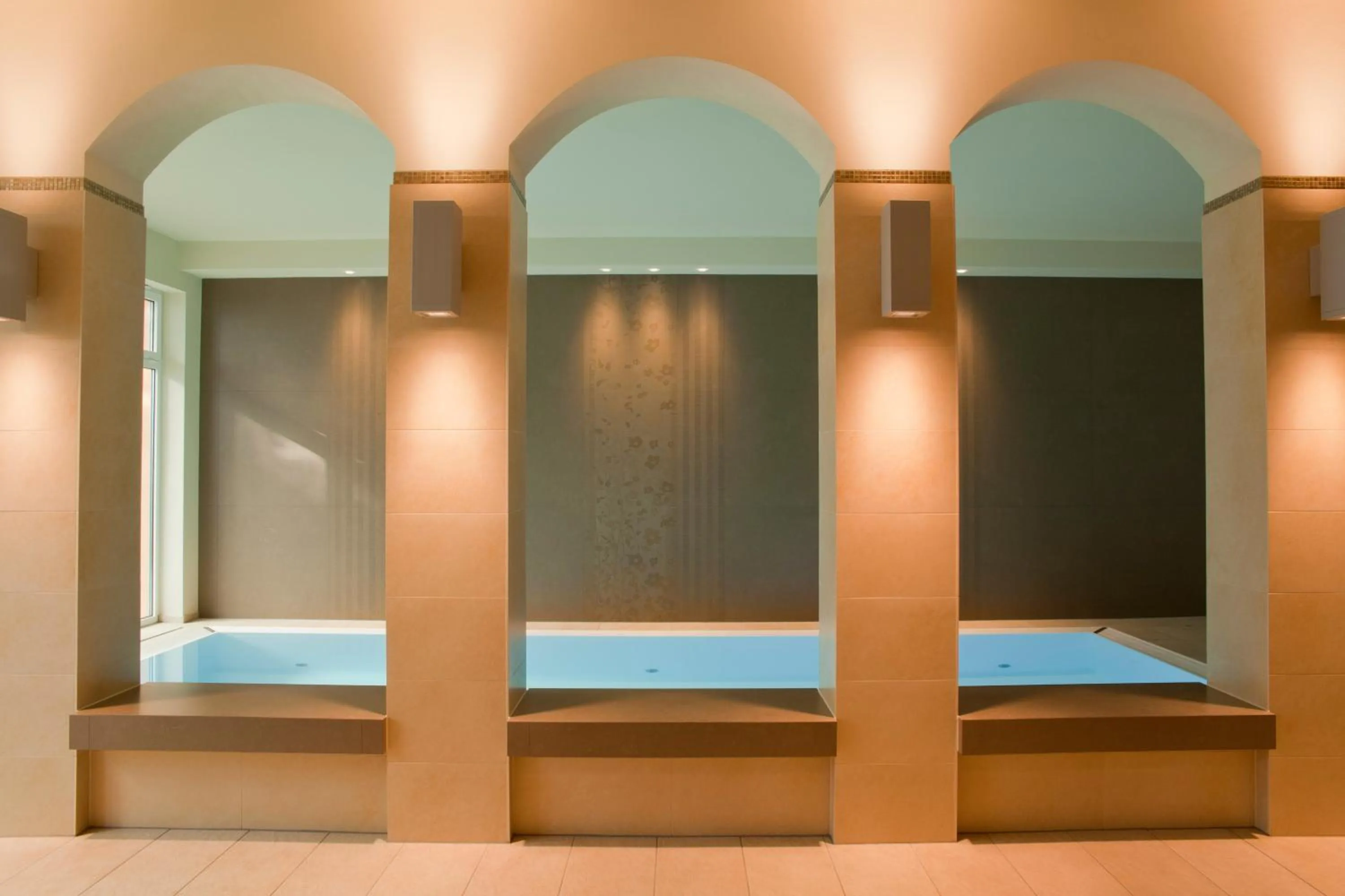 Pool view in Sebnitzer Hof by STEIGER Hotels