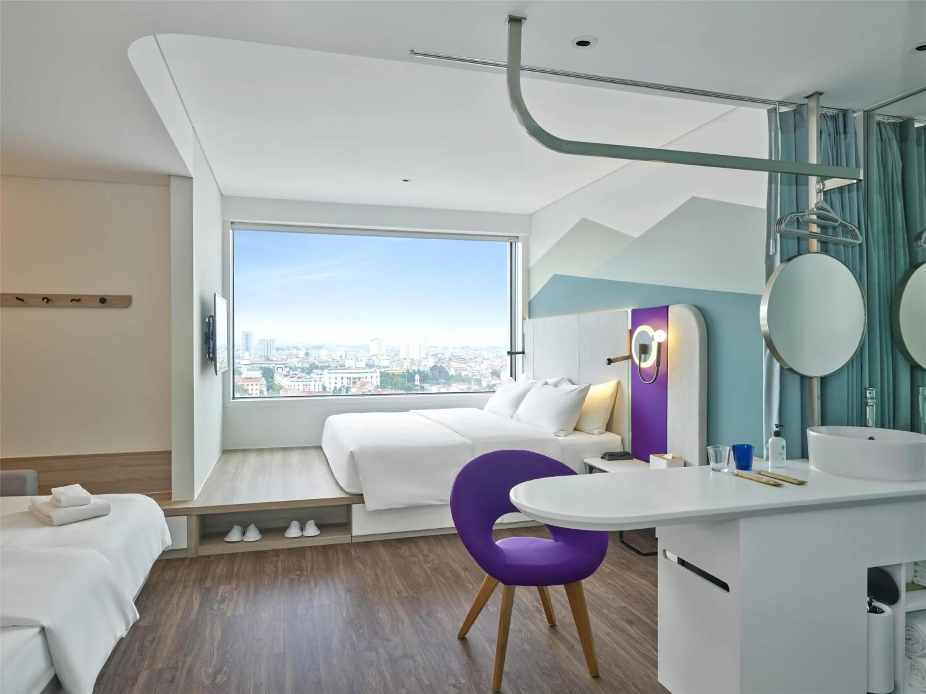 Living room, Bed in Tru by Hilton Bac Giang City Centre