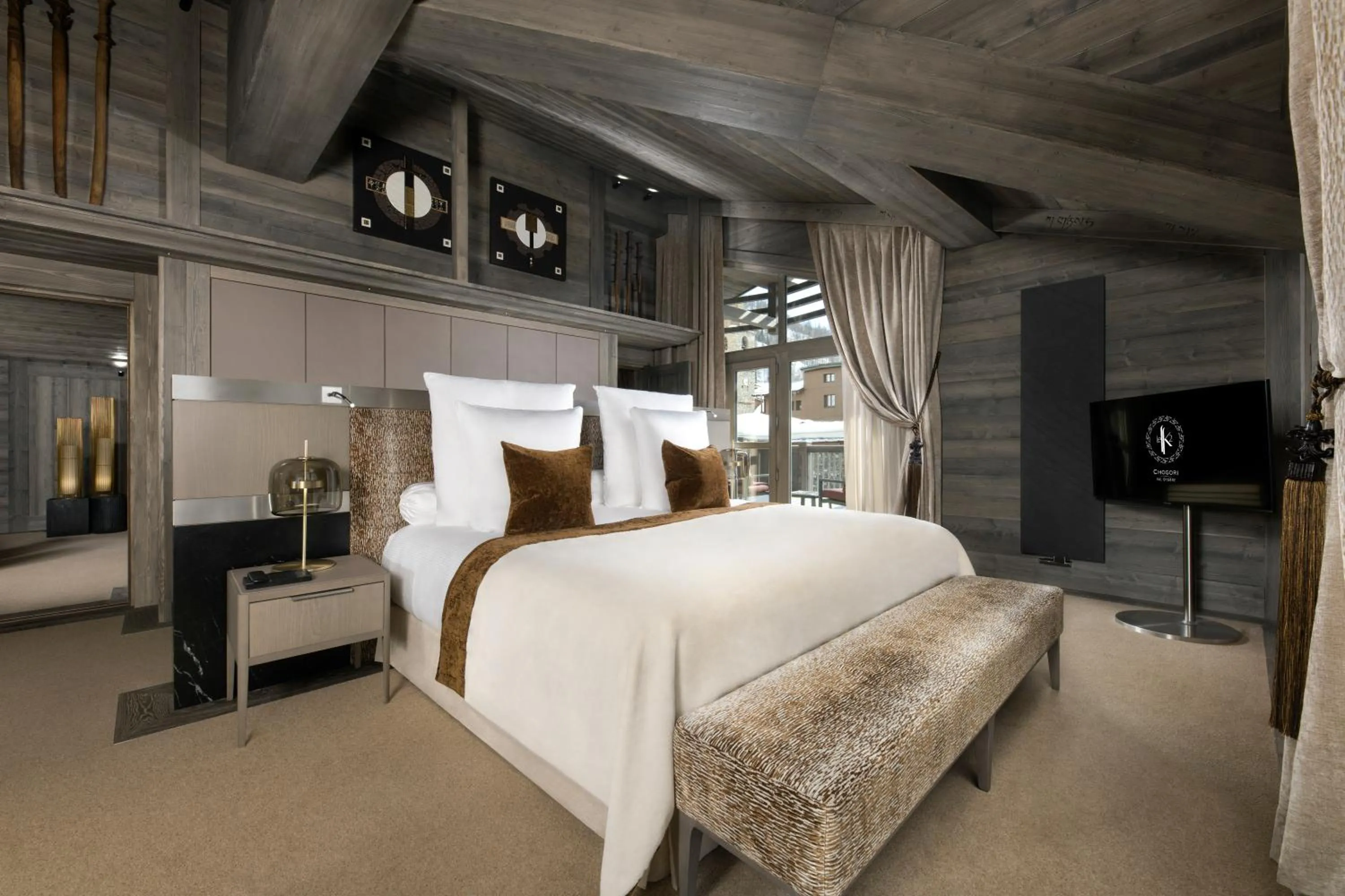 Bedroom, Bed in Hotel Le K2 Chogori