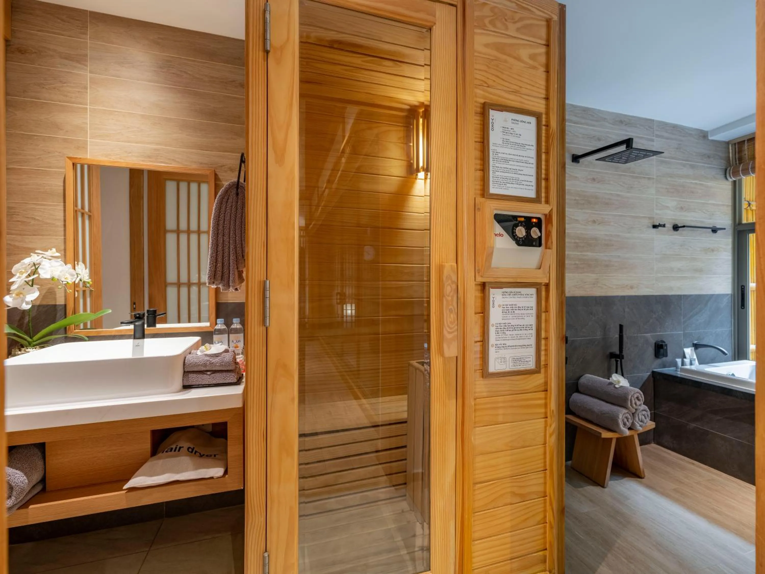 Bathroom in Yoko Onsen Quang Hanh