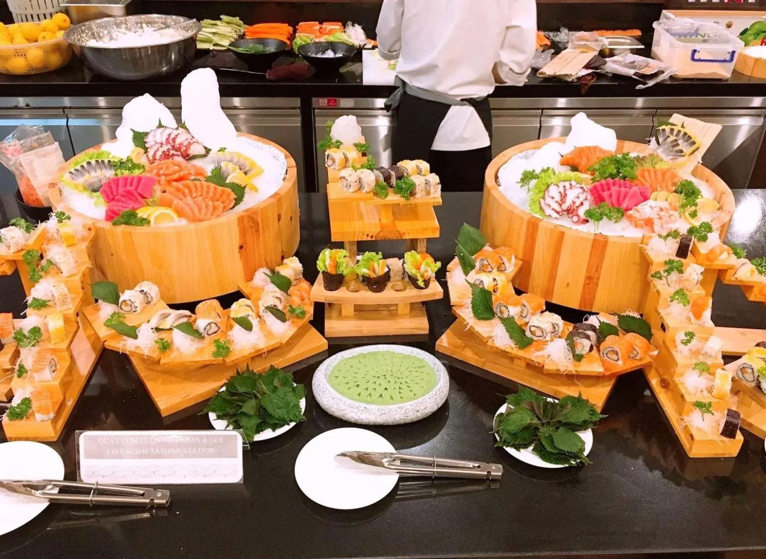 Food and drinks in Yoko Onsen Quang Hanh