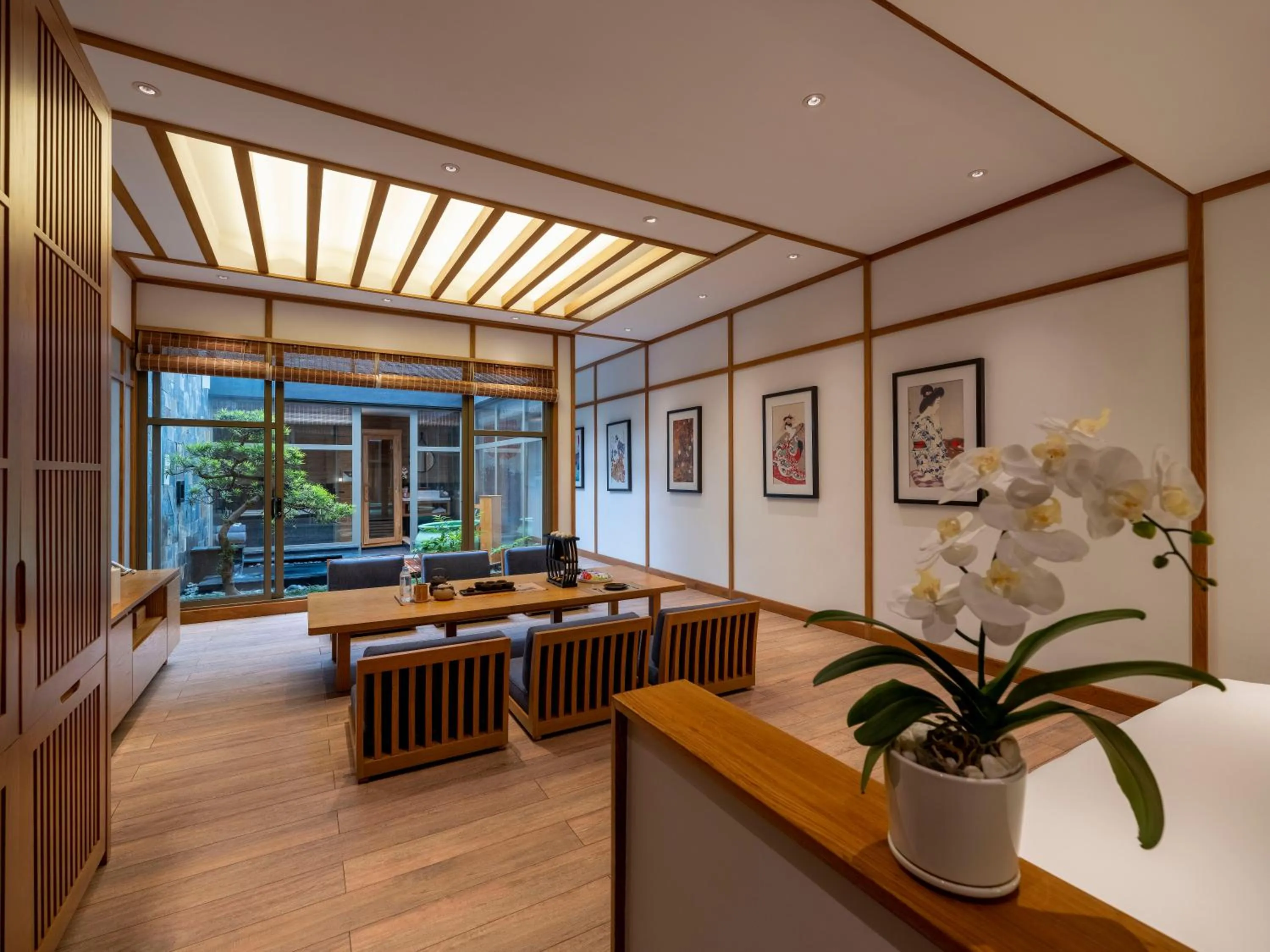 Living room in Yoko Onsen Quang Hanh