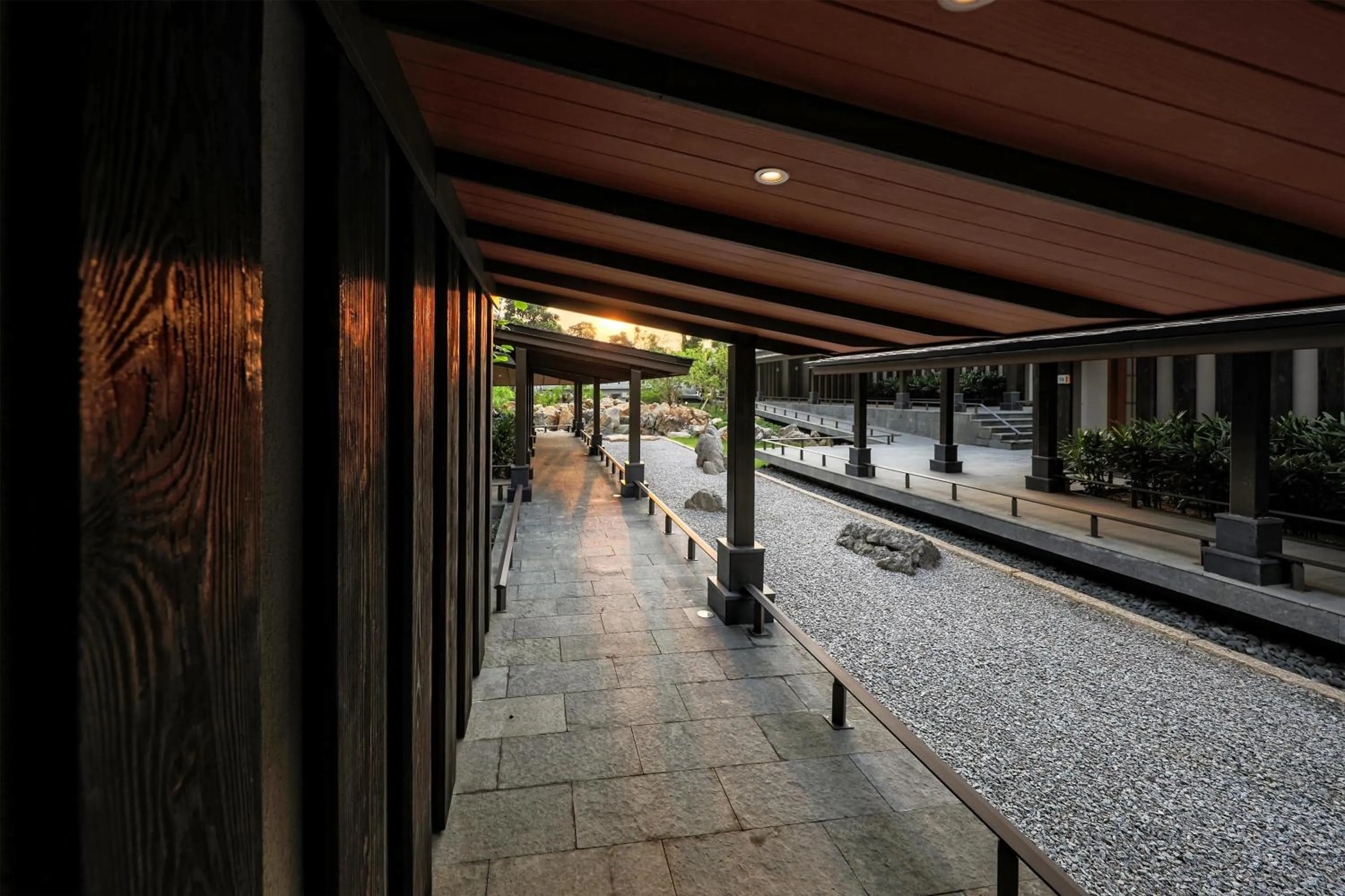 Property building in Hilton Quang Hanh Onsen Resort