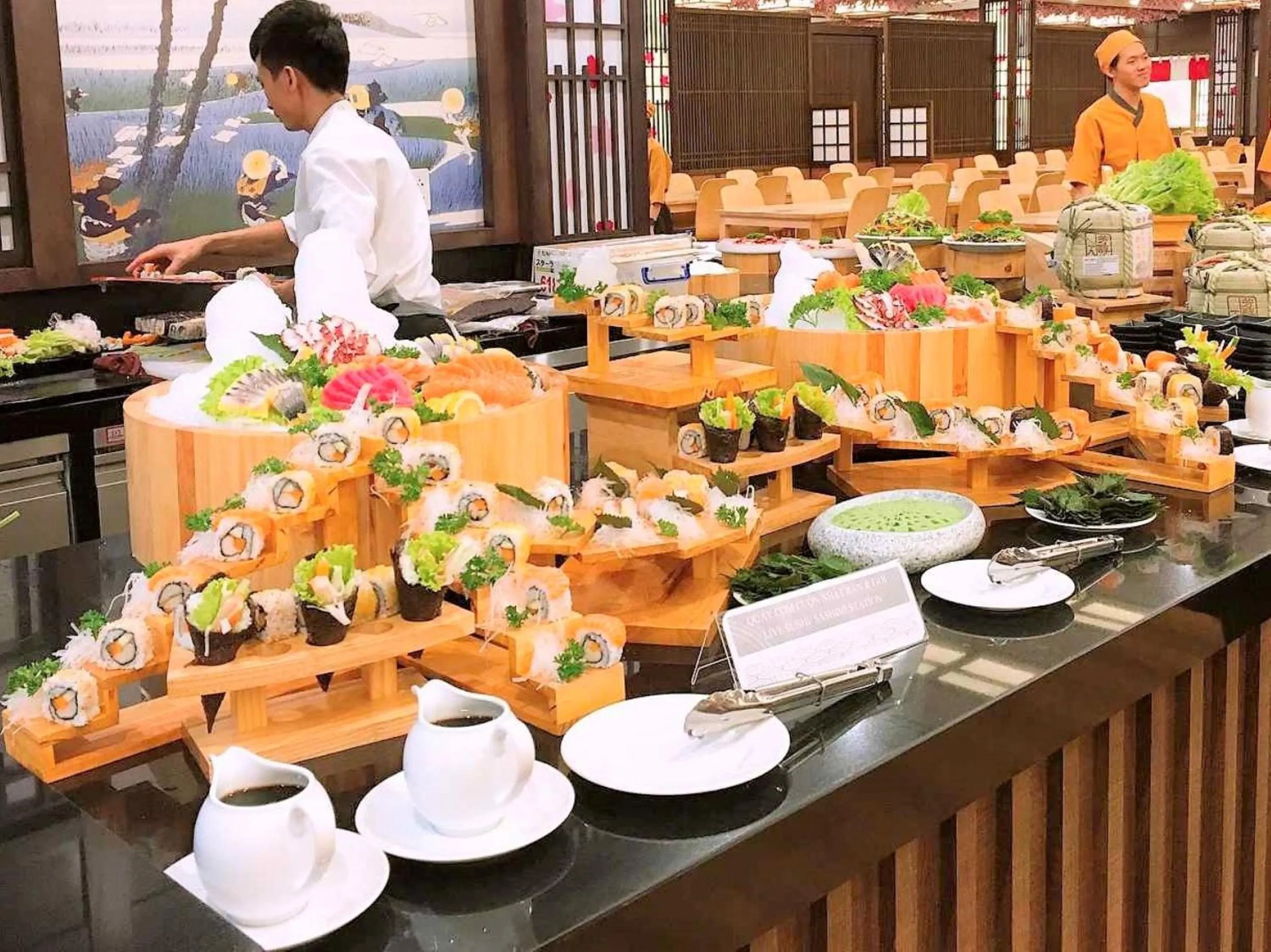 Food and drinks in Yoko Onsen Quang Hanh