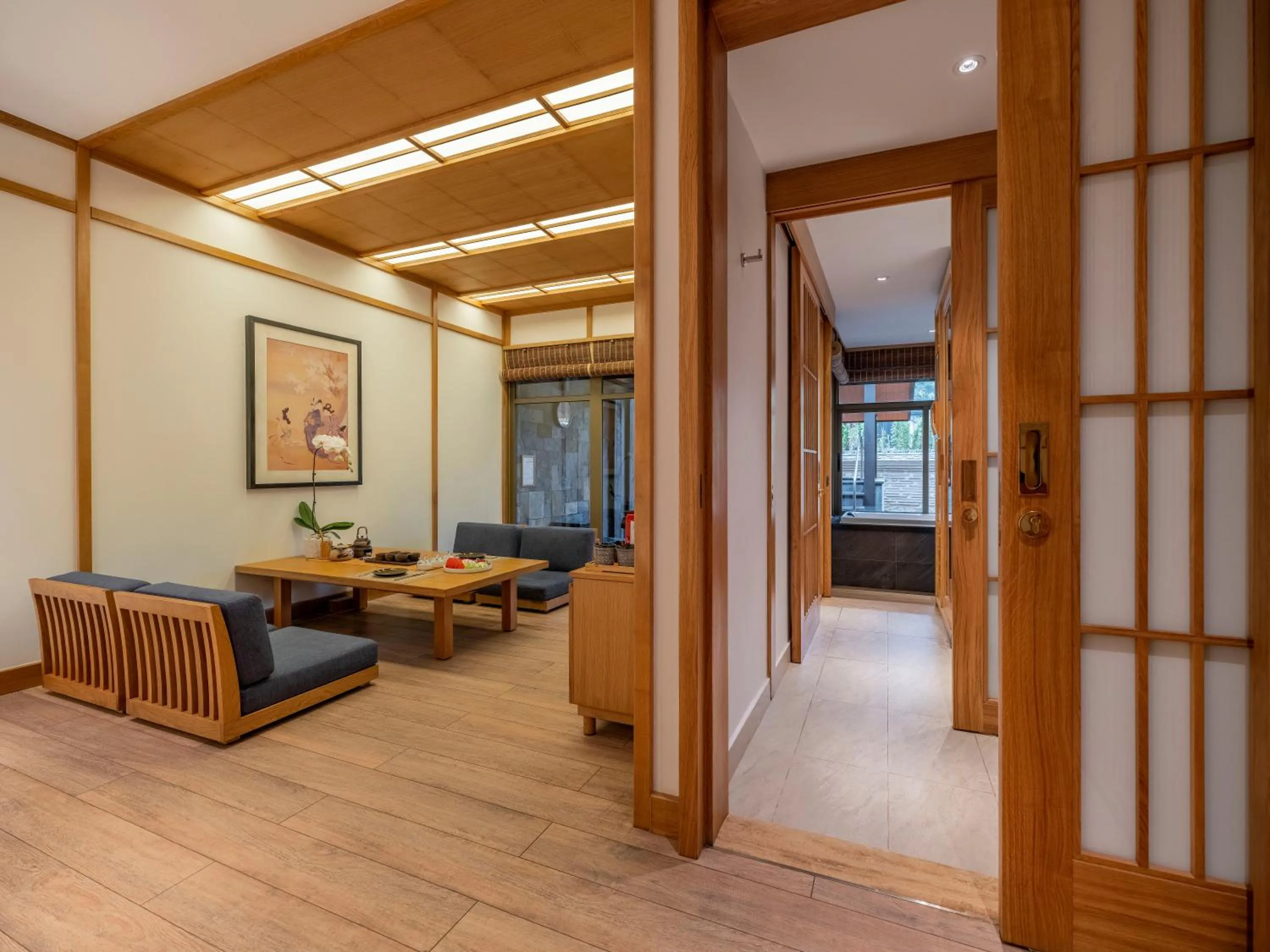 Living room in Yoko Onsen Quang Hanh
