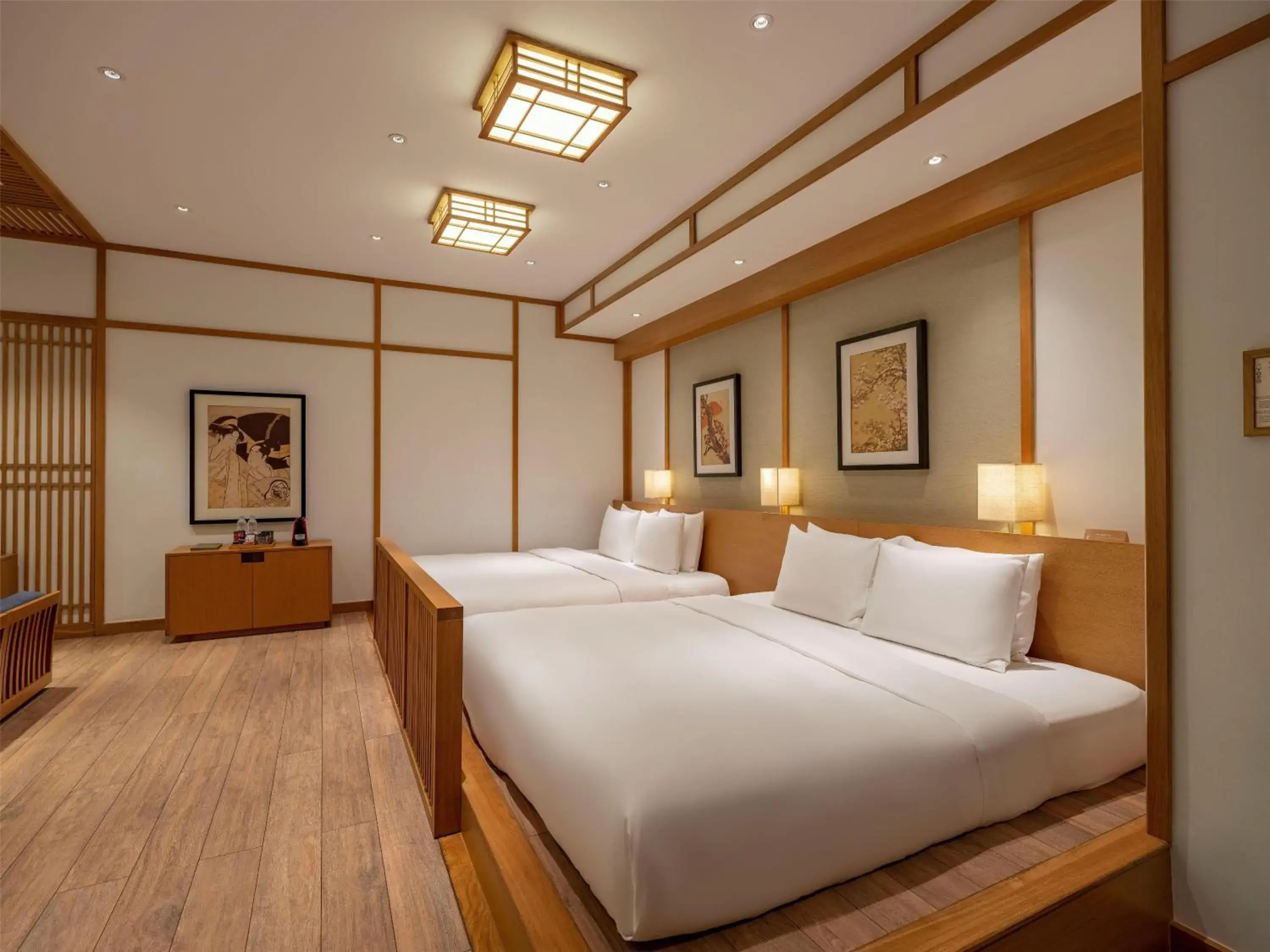 Deluxe Twin Room in Hilton Quang Hanh Onsen Resort Deluxe Twin Room in Hilton Quang Hanh Onsen Resort