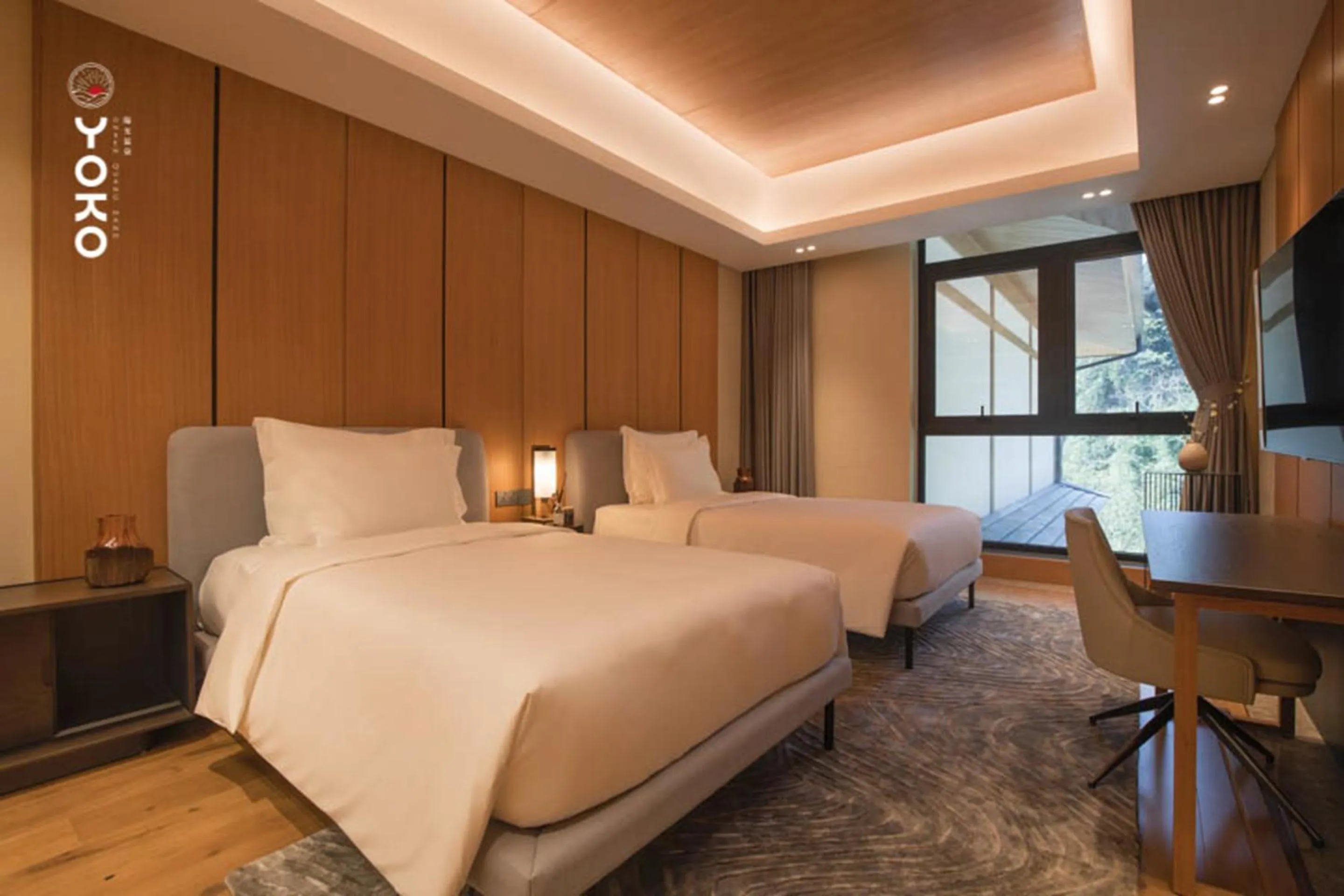 Bedroom, Bed in Yoko Onsen Quang Hanh