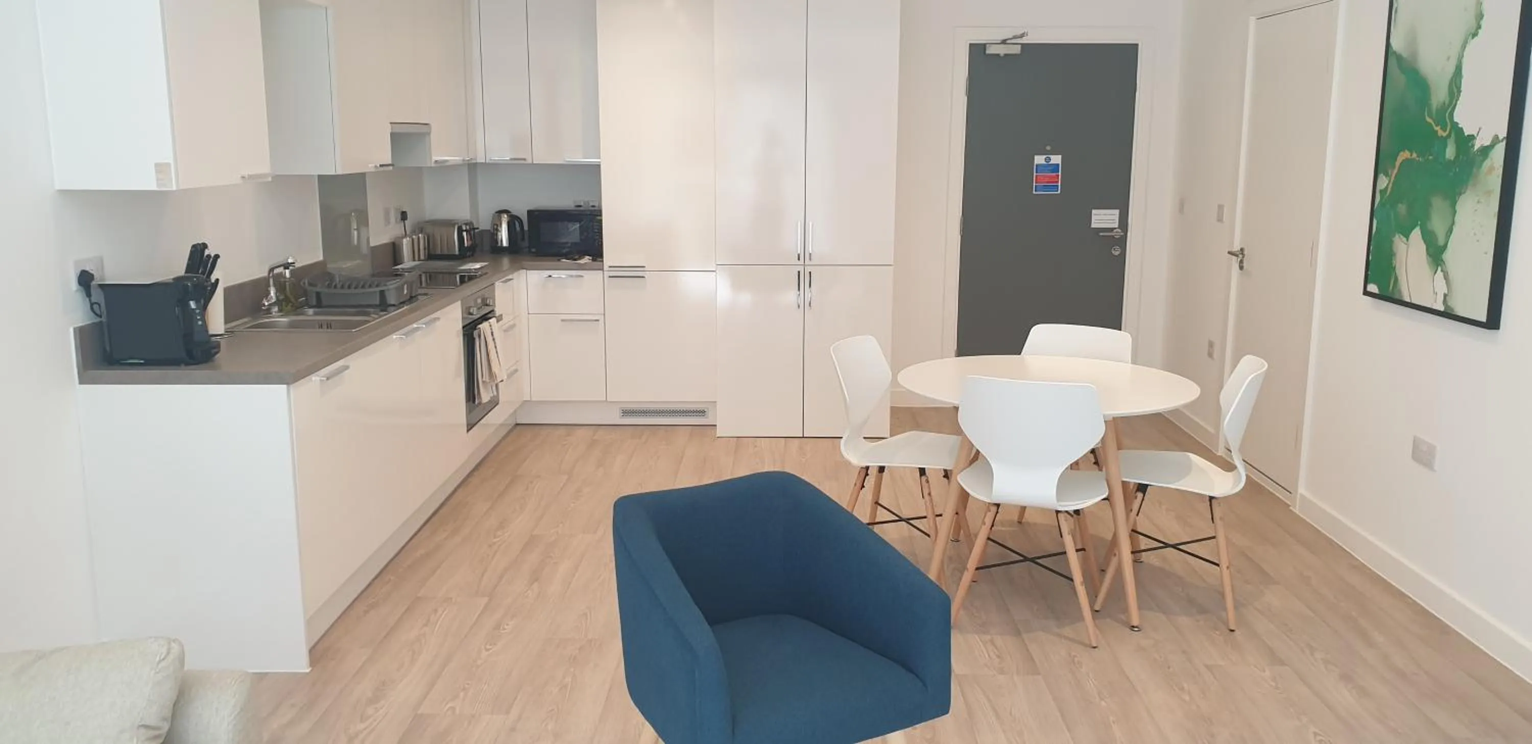 Kitchen or kitchenette in Quay Apartments Exchange Quay