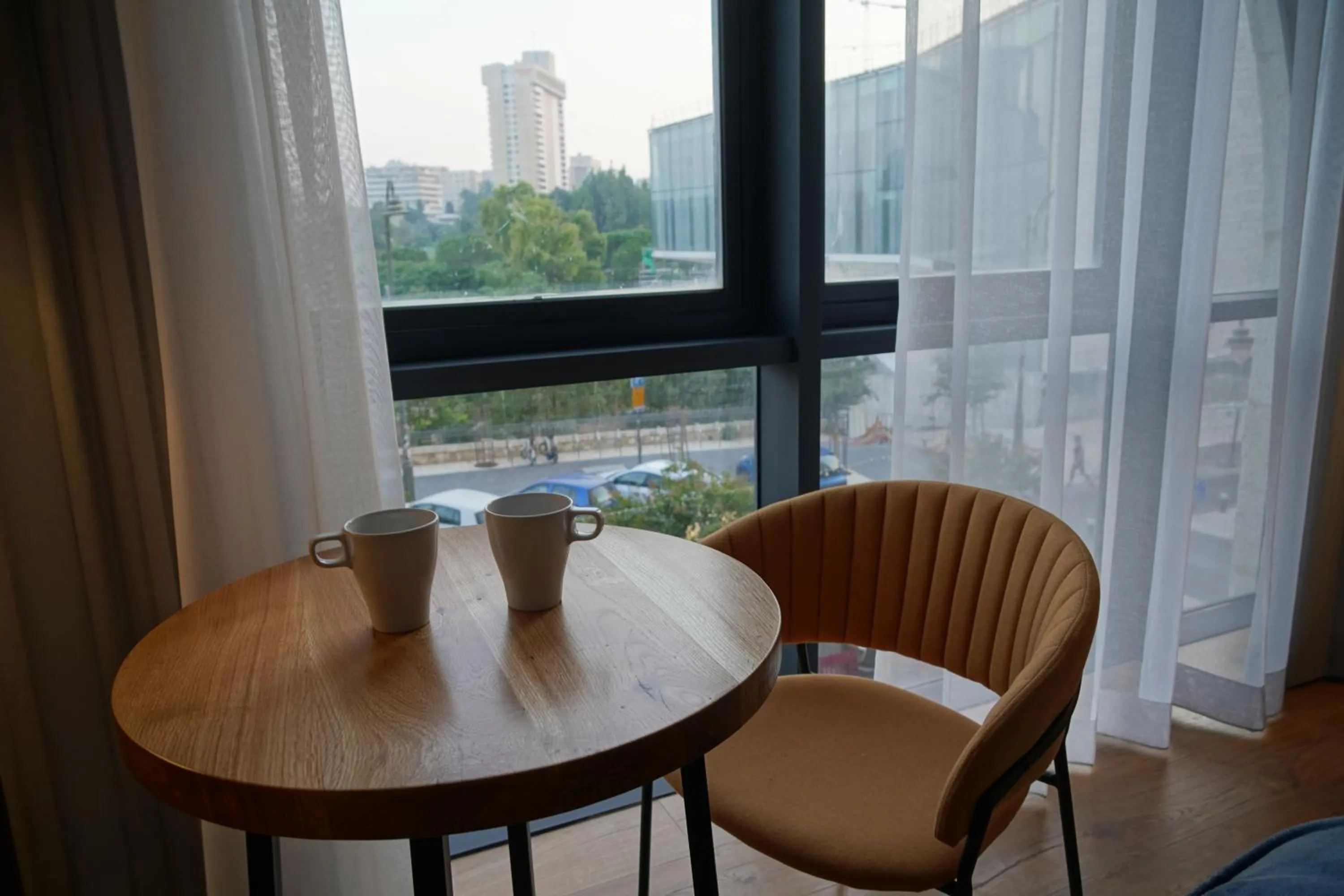 Seating area in Apartique Hotel
